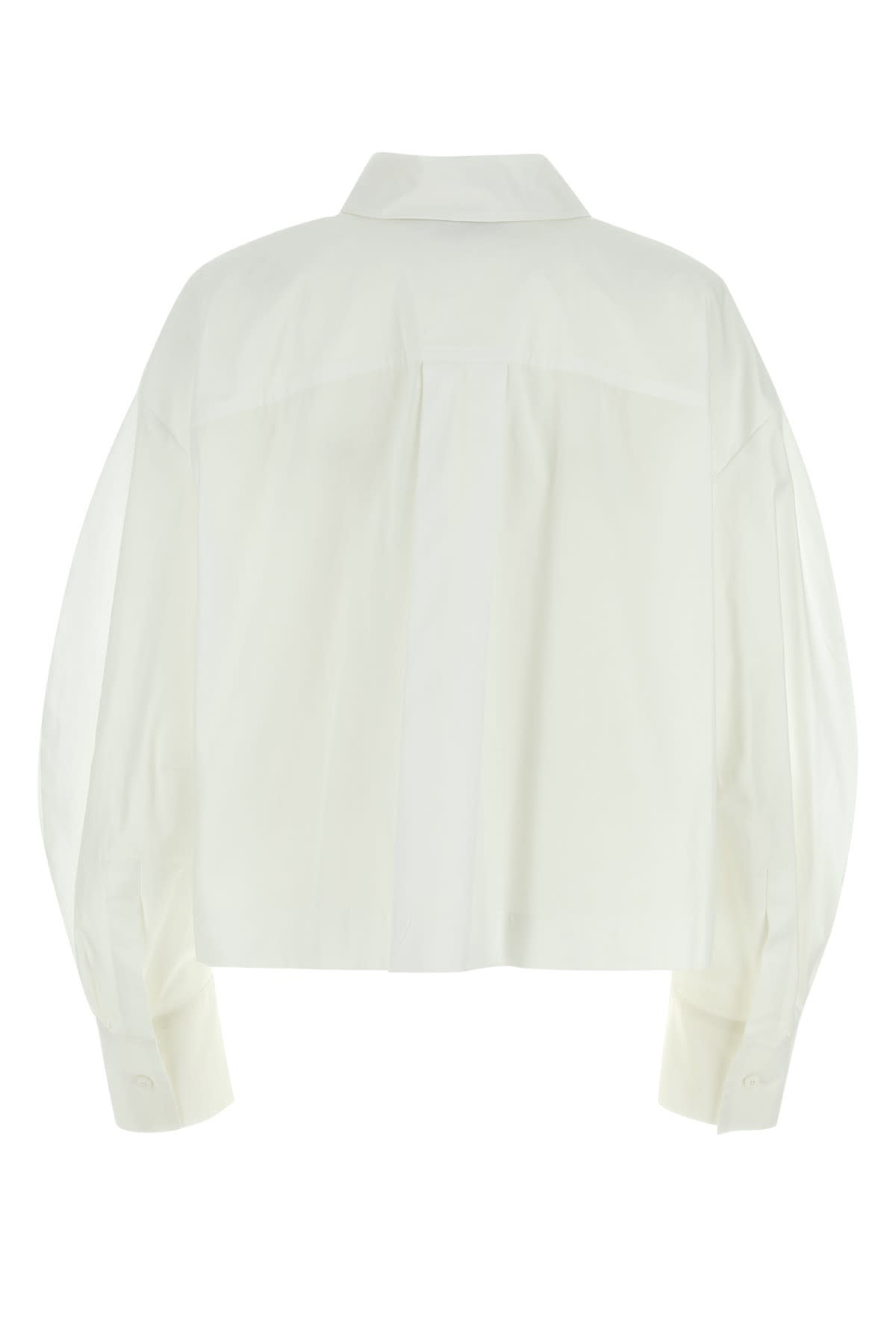 Attico White Poplin Oversize Jill Shirt