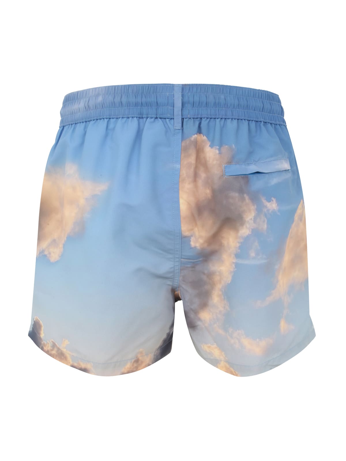 Shop Paul Smith Men Cloud Swim Shorts In Coblu