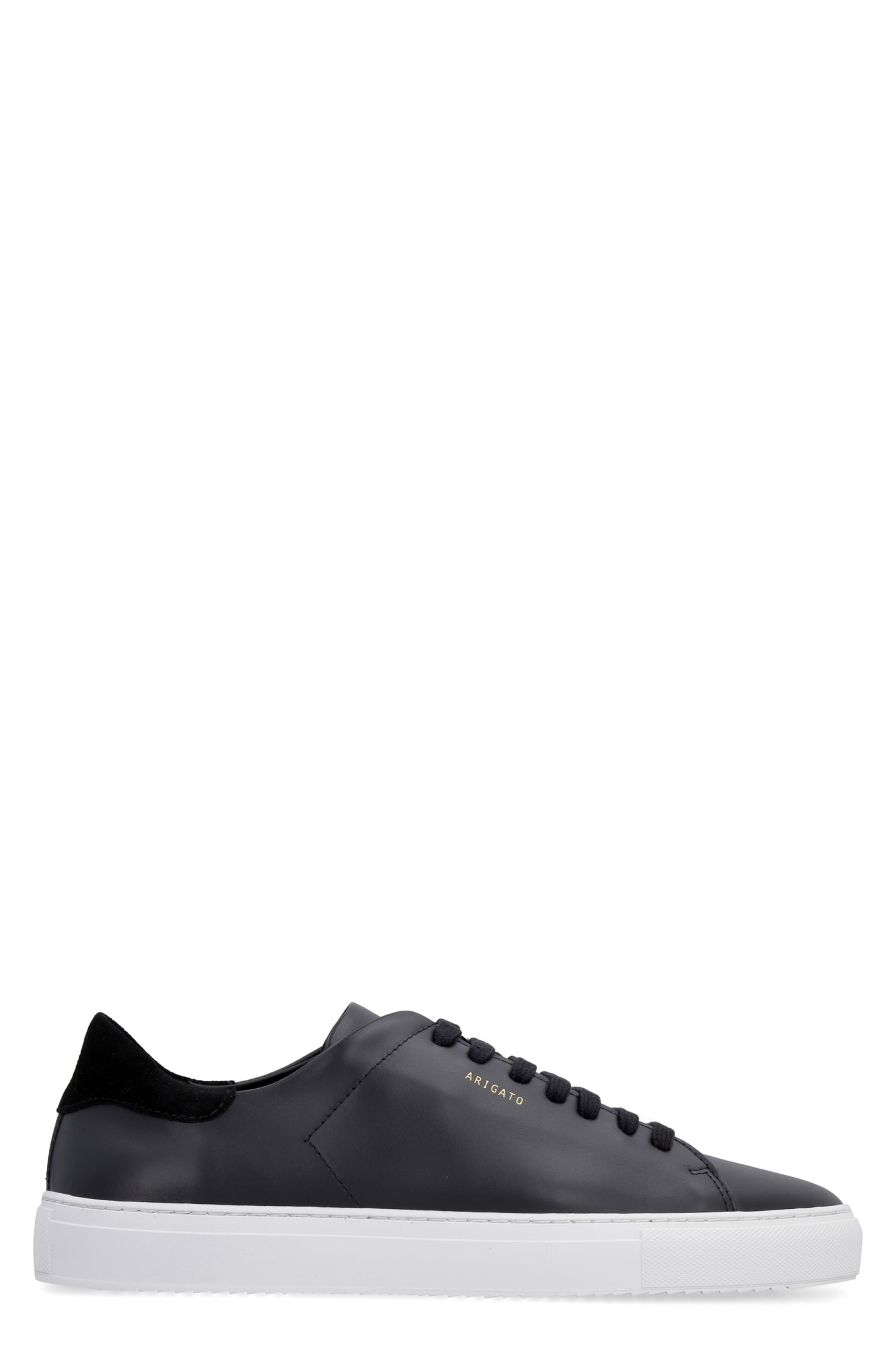 Shop Axel Arigato Clean 90 Leather Low-top Sneakers In Black