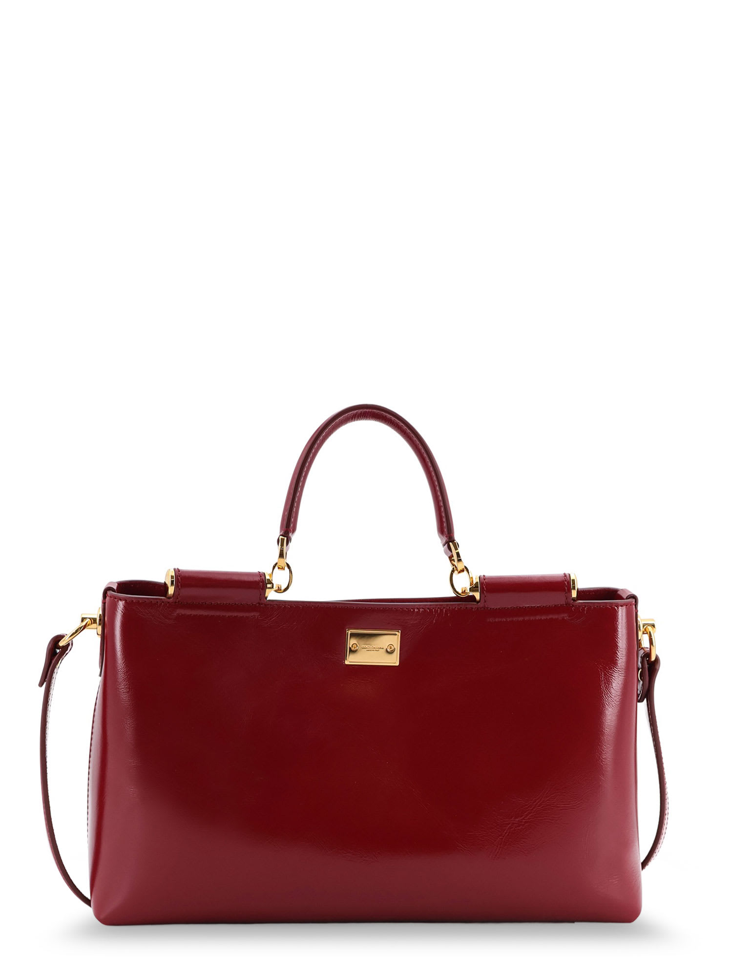 Dolce & Gabbana Women Leather Crossbody Bag In Red