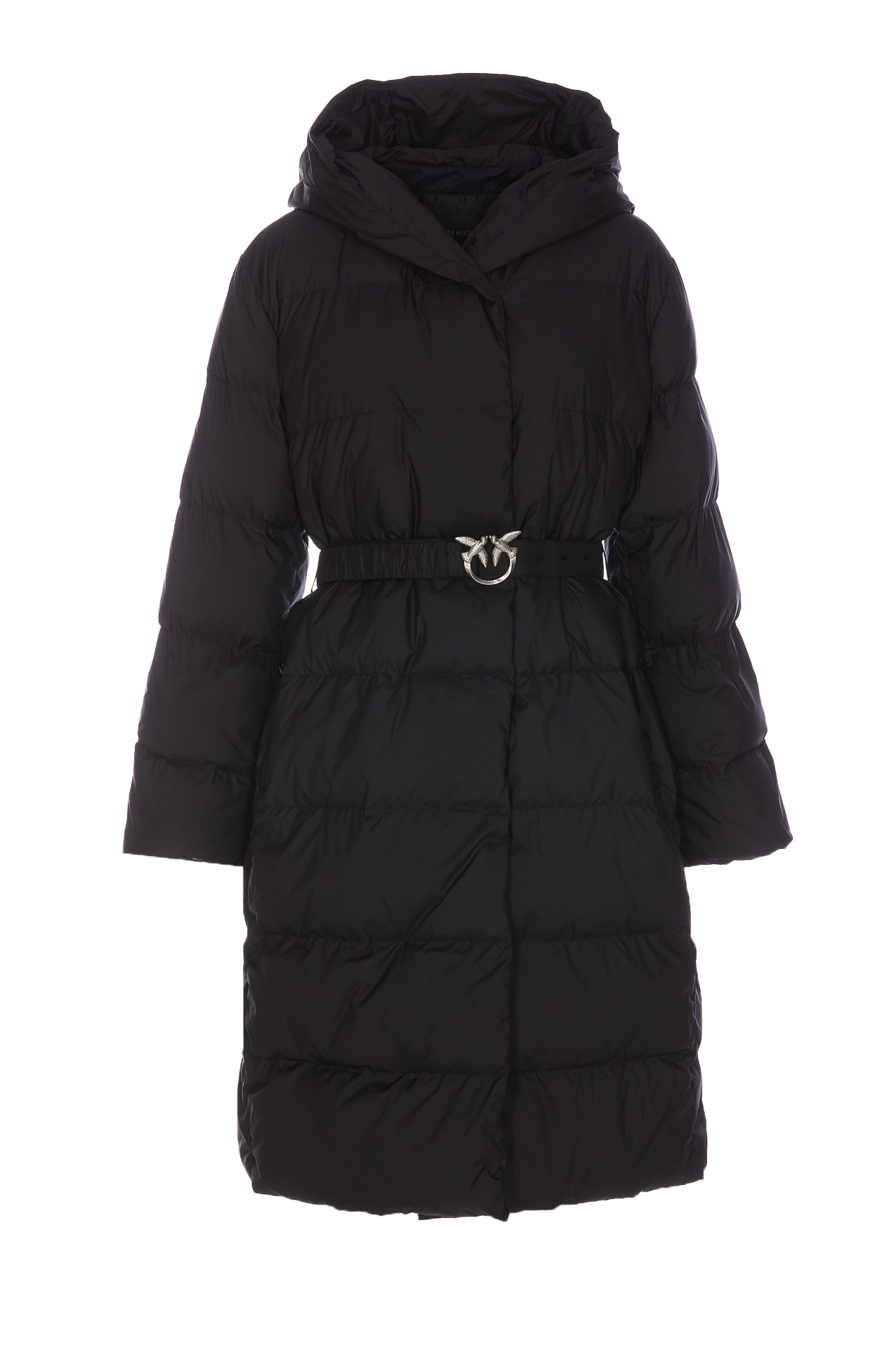 Shop Pinko Collirio Down Jacket In Nero Limousine