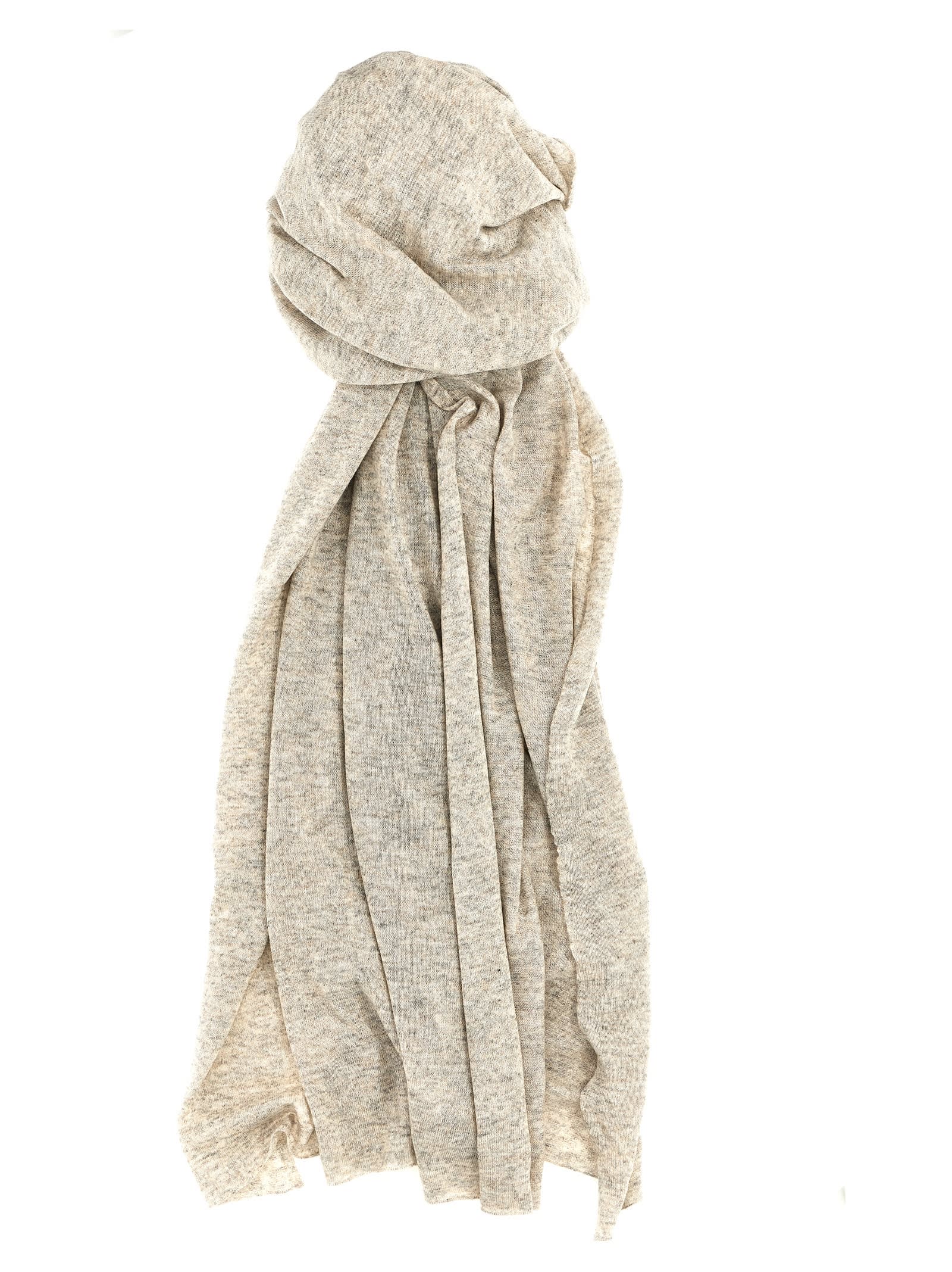 Shop Brunello Cucinelli Cashmere Scarf In Gray