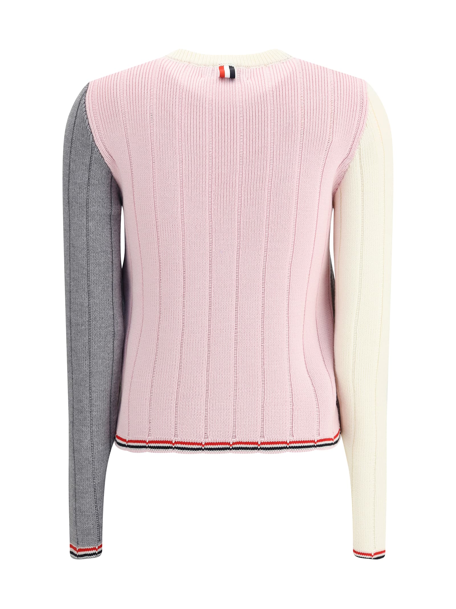 Thom Browne Virgin Wool Sweater In Gray