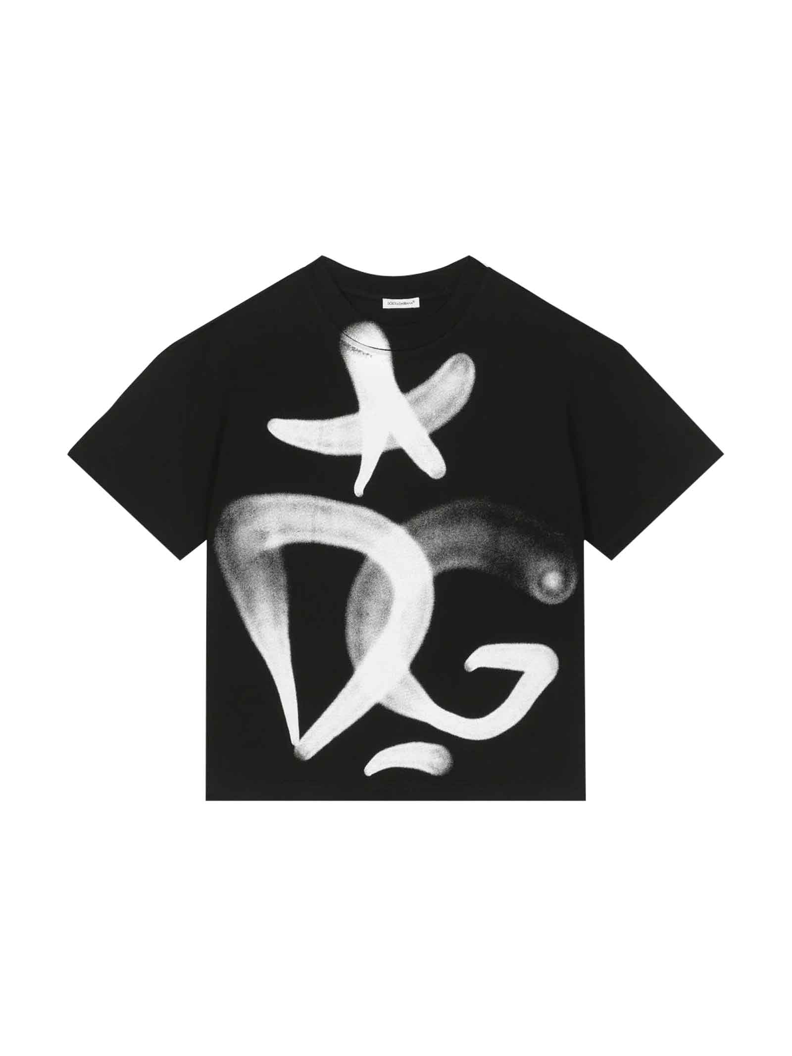 Dolce & Gabbana Black T-shirt Boy