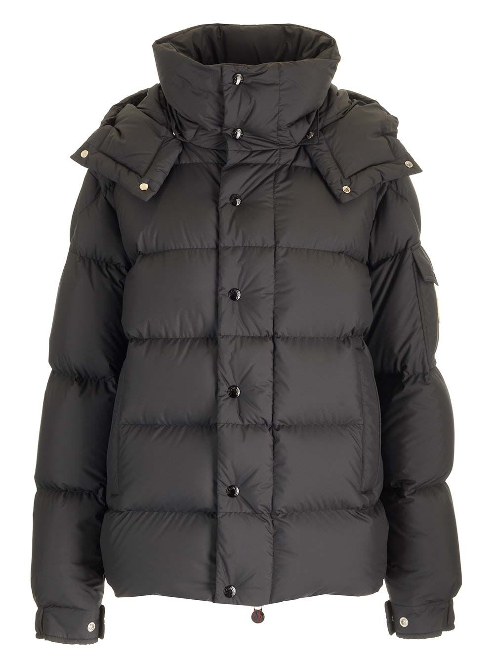 Moncler Maya 70 Tech Down Jacket In Black