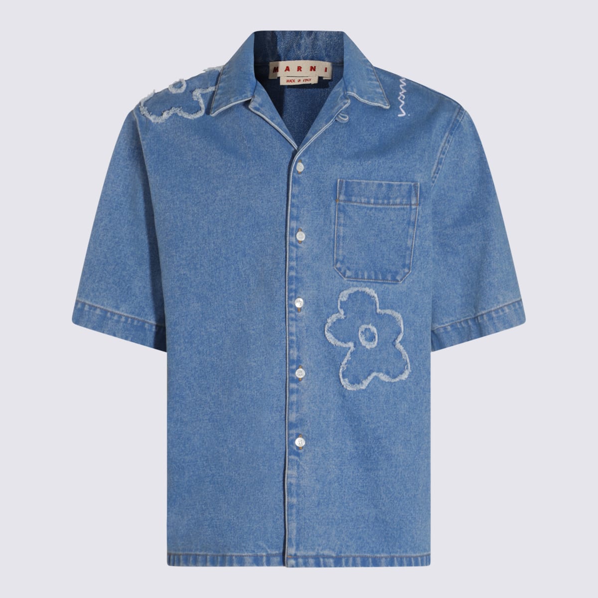 Marni Men Cotton Shirt In Red