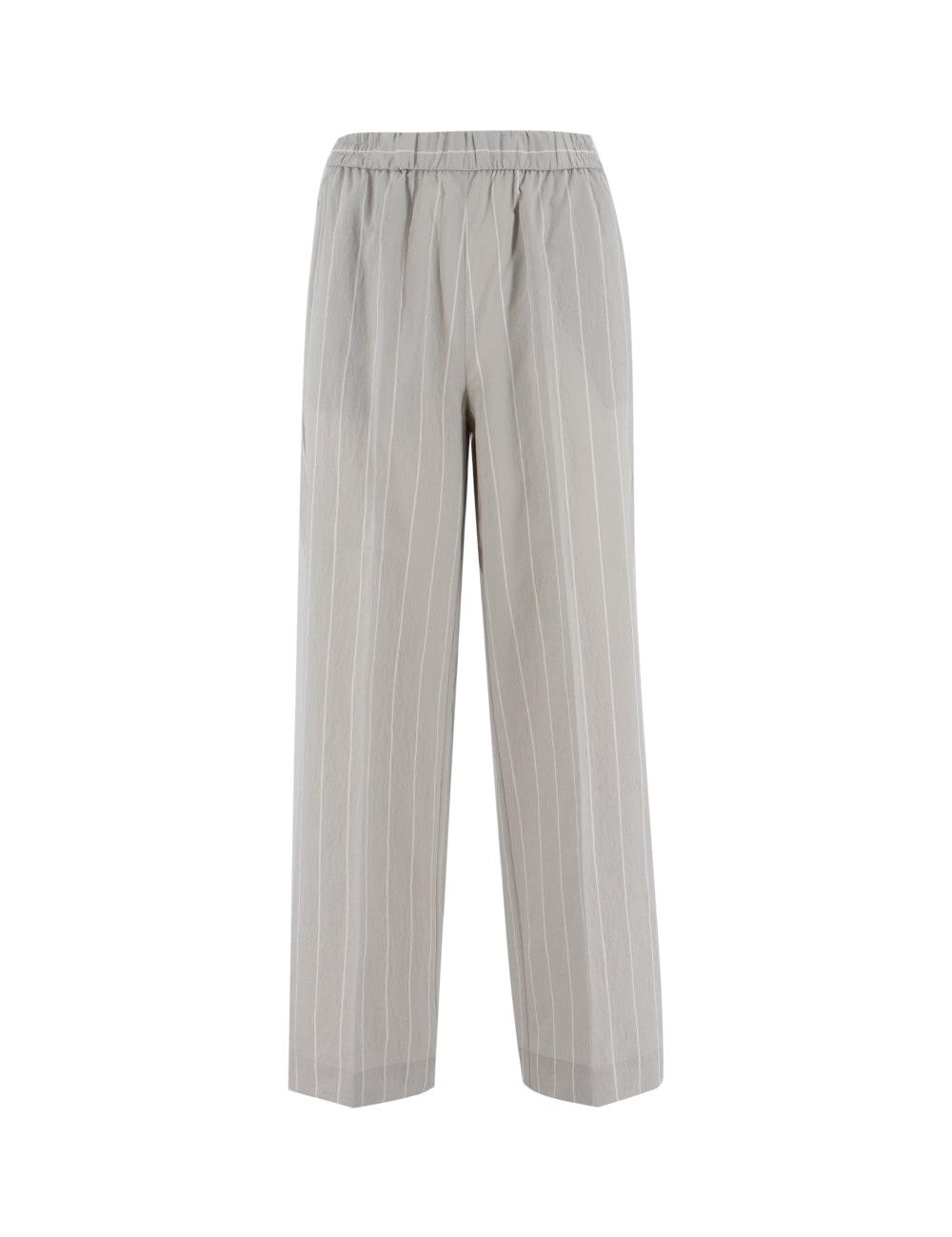 Shop Le Tricot Perugia Trousers In Grey_white