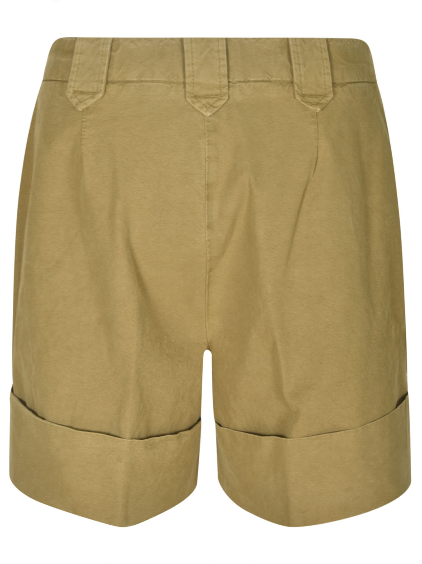 Shop Fay Straight Buttoned Shorts In C603
