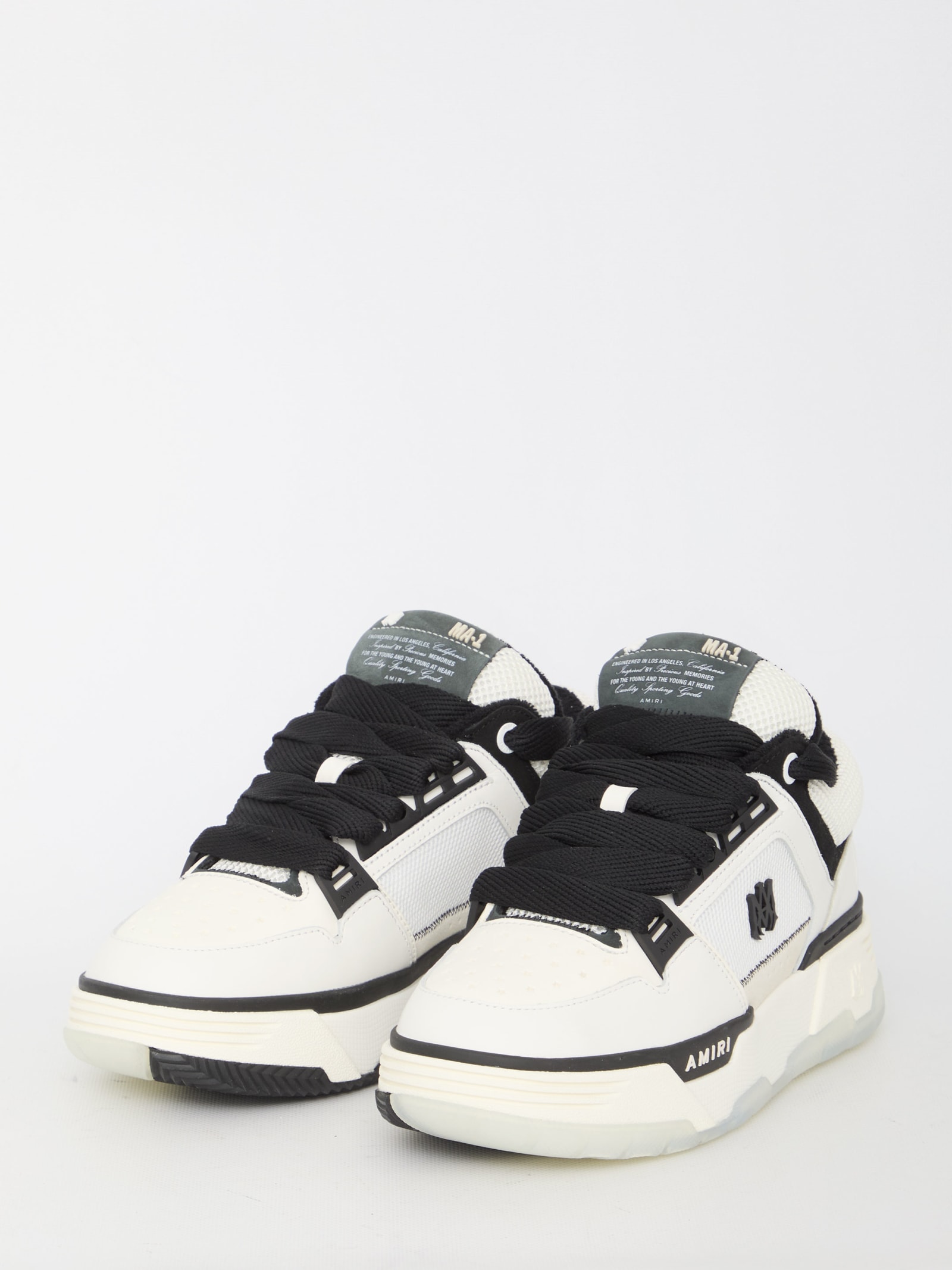 Shop Amiri Ma-1 Sneakers In White