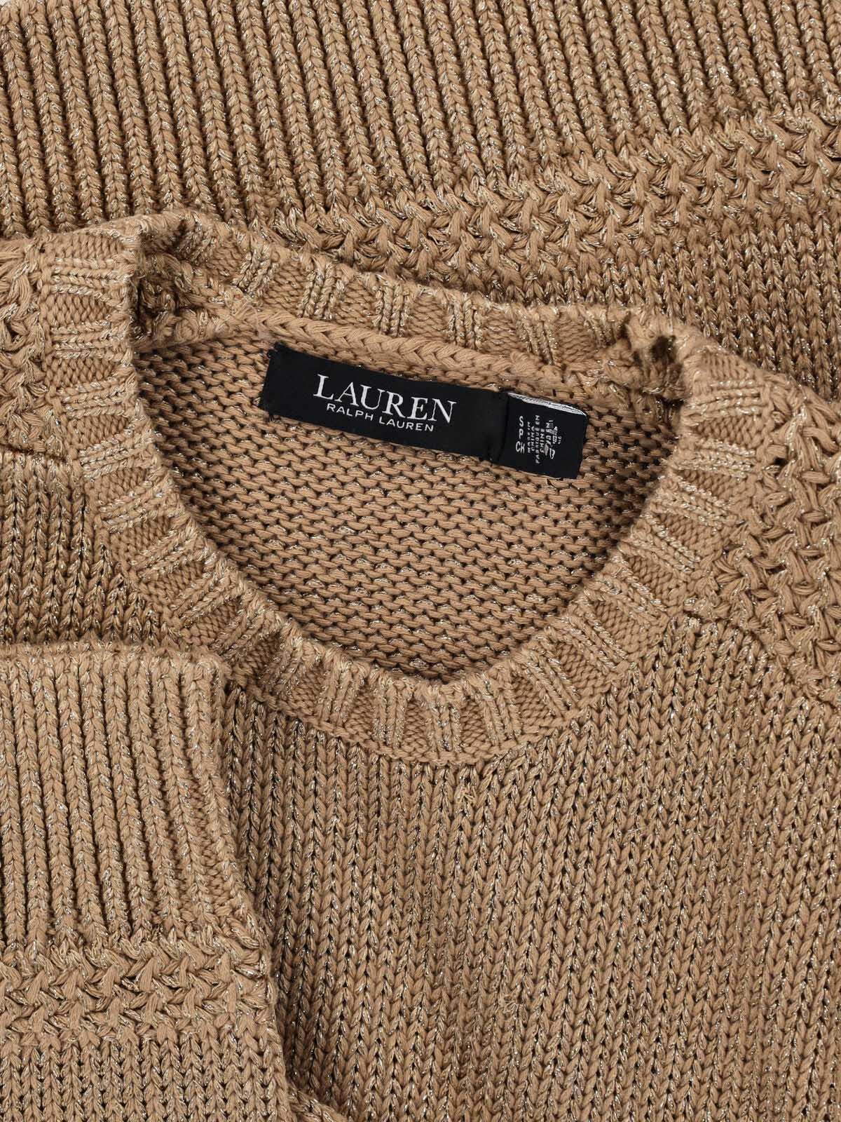 Ralph Lauren Crewneck Sweater In Gold
