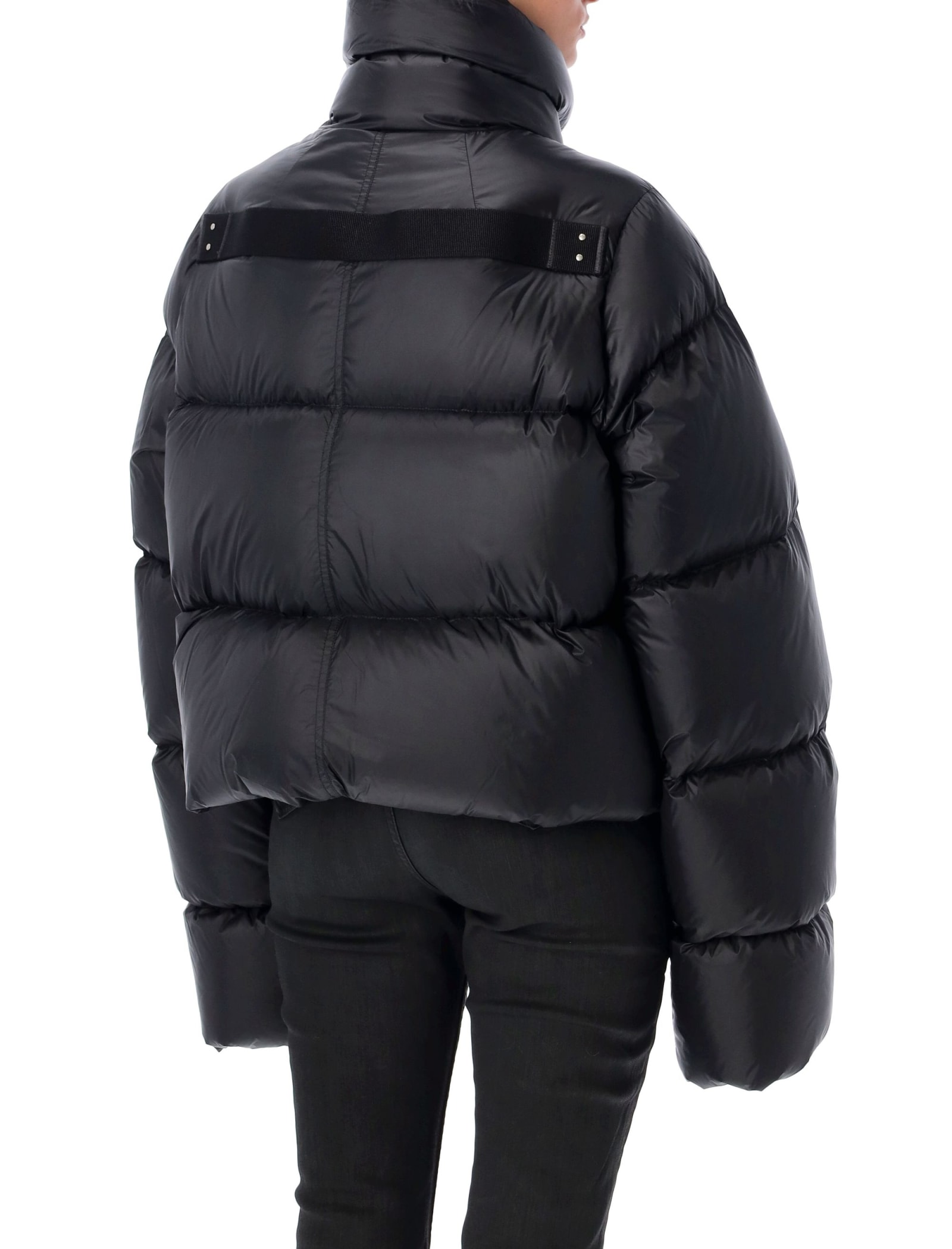 Shop Rick Owens Turtle Jacket In Black