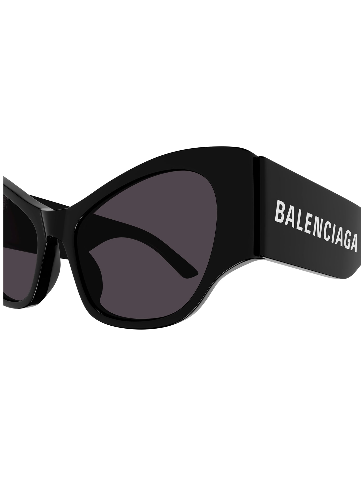 Shop Balenciaga Bb0259s Sunglasses In Black Black Grey