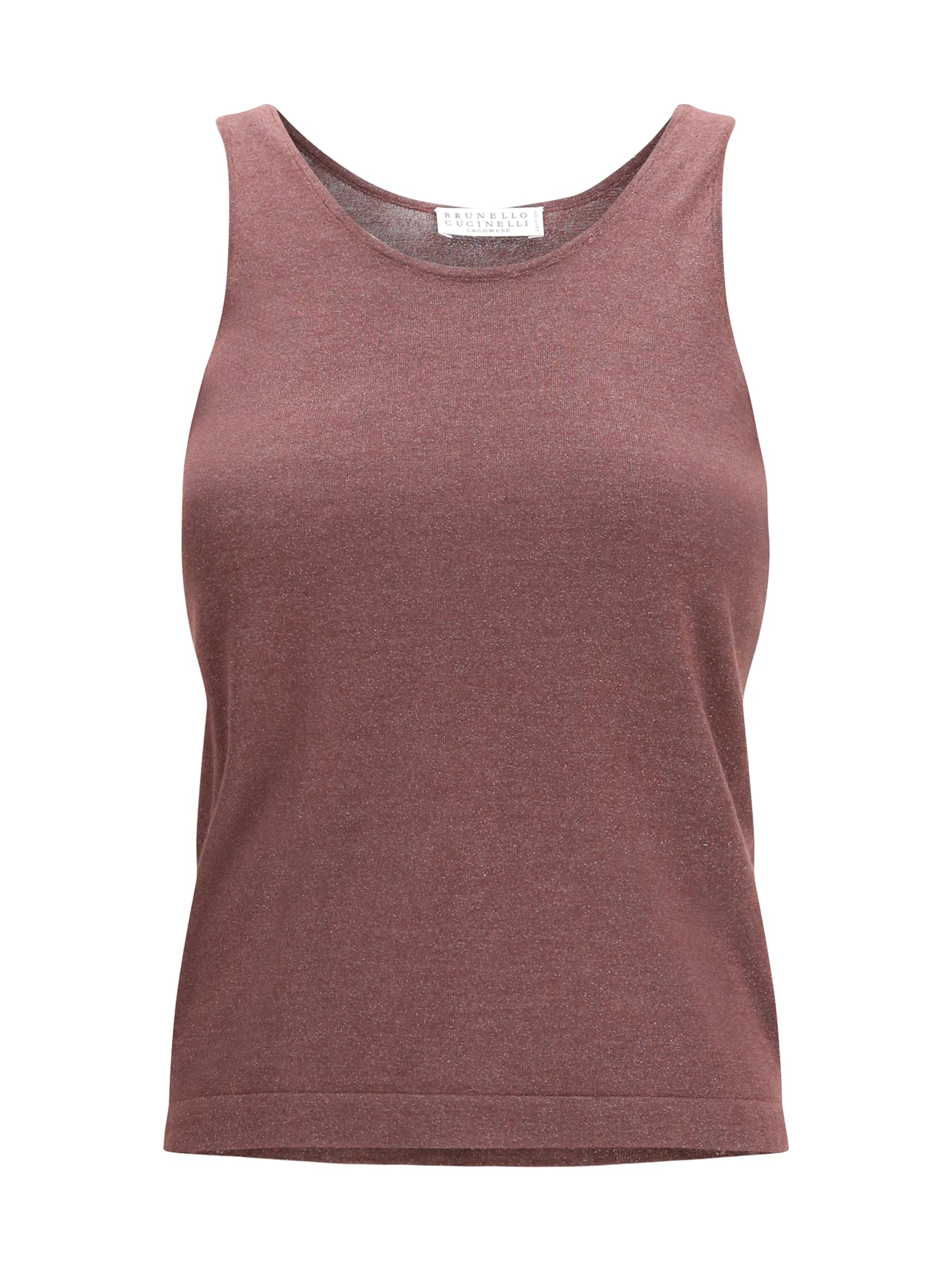 Brunello Cucinelli Sparkling Knit Tank Top