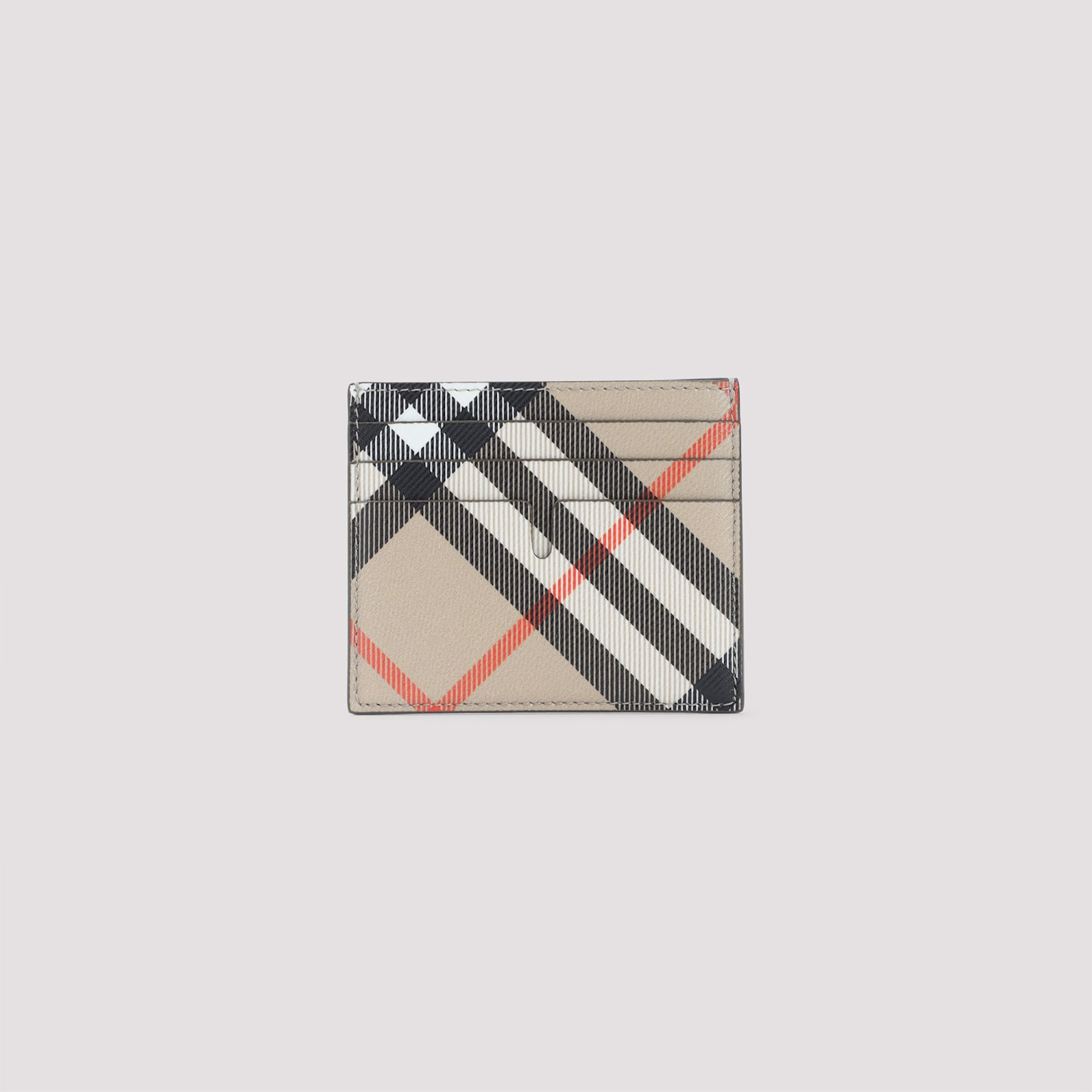 Burberry Tall Sandon Credit Card Case In Sand