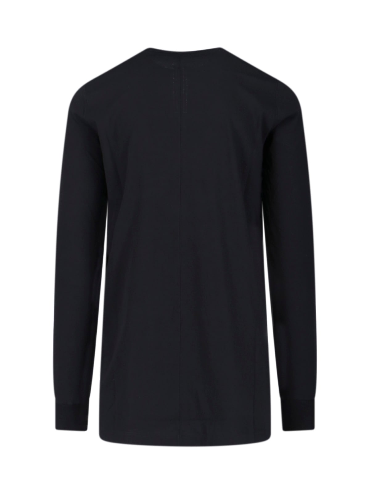 Rick Owens Black Baseball T Sweatshirt In Black