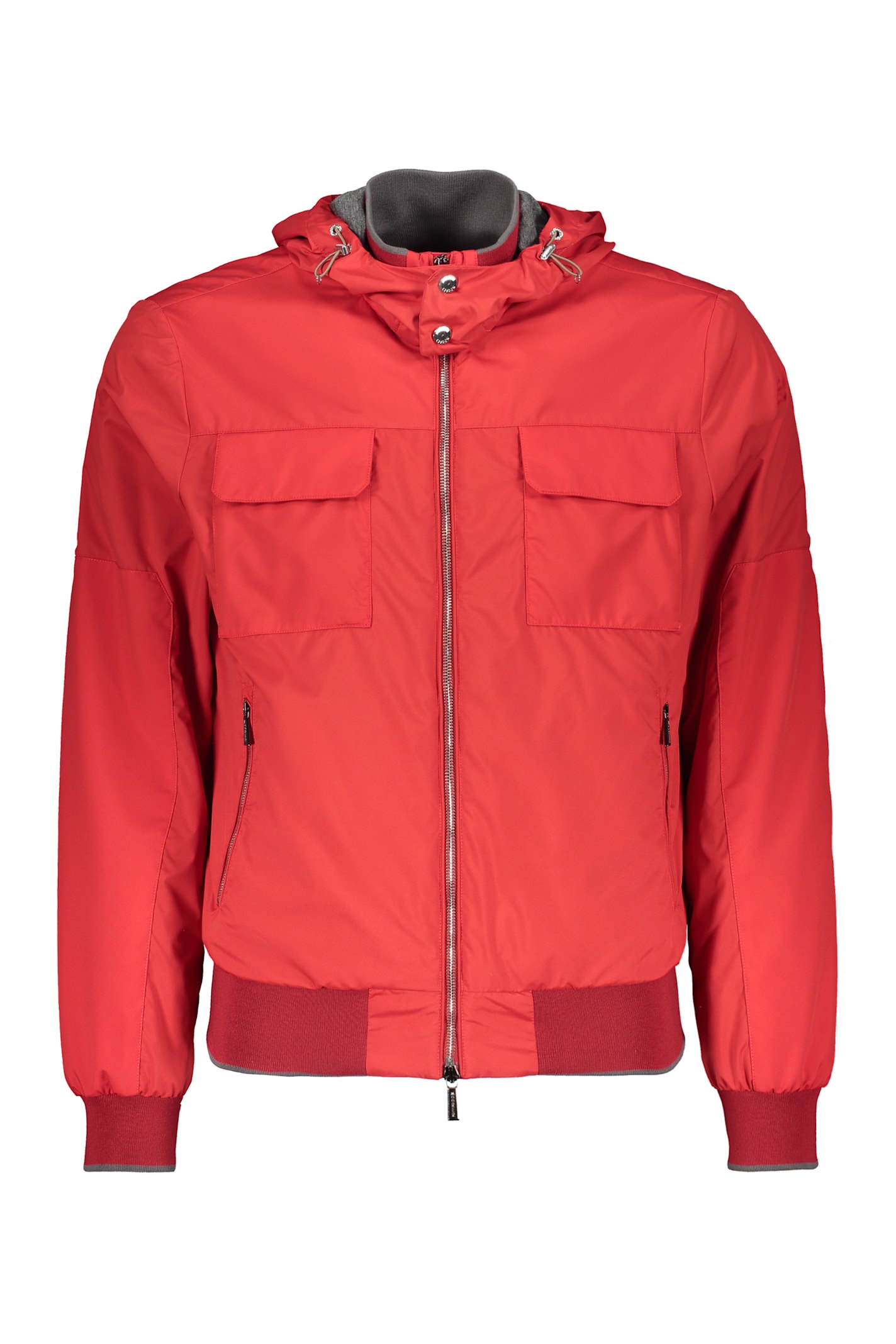 Bomber Jacket In Technical Fabric