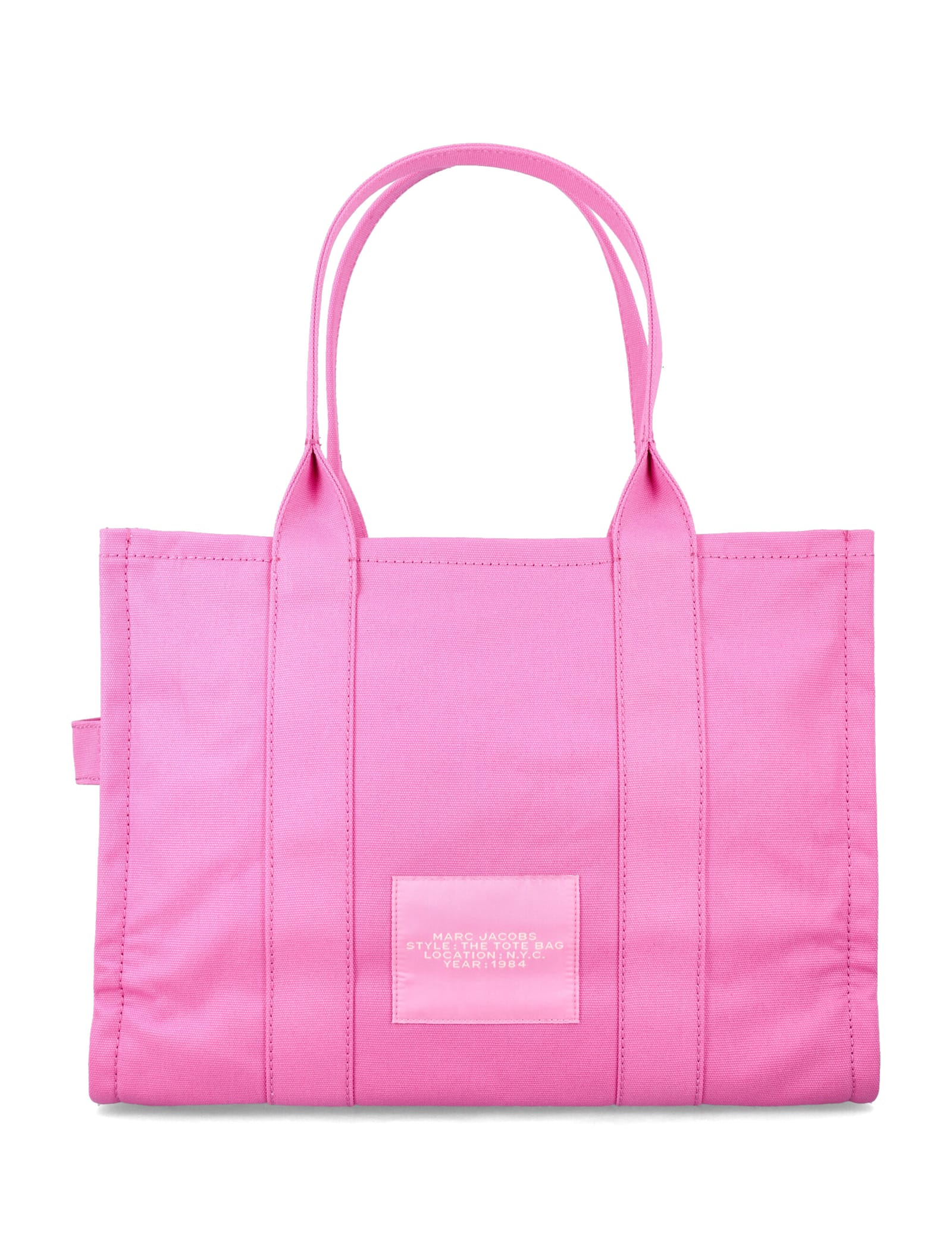 Marc Jacobs The Large Canvas Tote Bag In Pink
