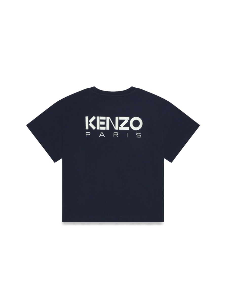 Shop Kenzo Tee Shirt In Blue