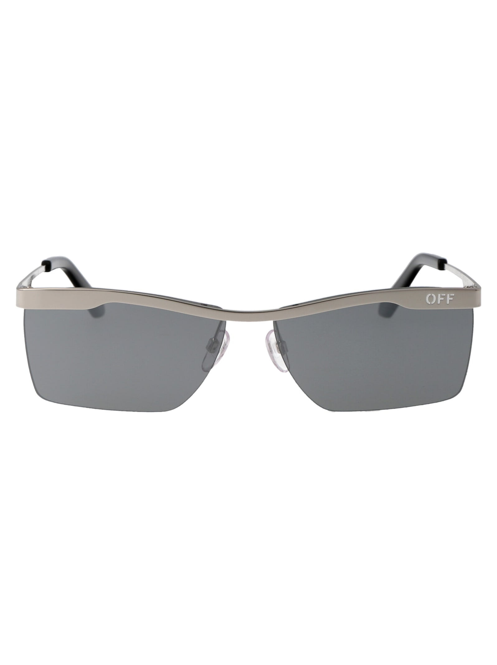 Shop Off-white Rimini Sunglasses In 7272 Silver