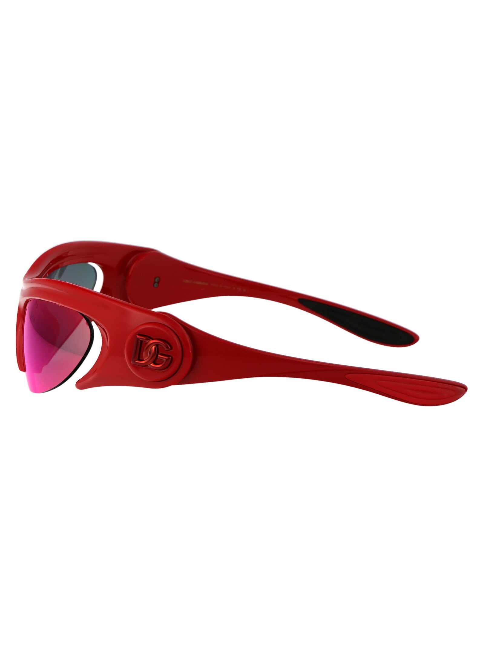 Shop Dolce &amp; Gabbana Eyewear 0dg6192 Sunglasses In 30966p Red