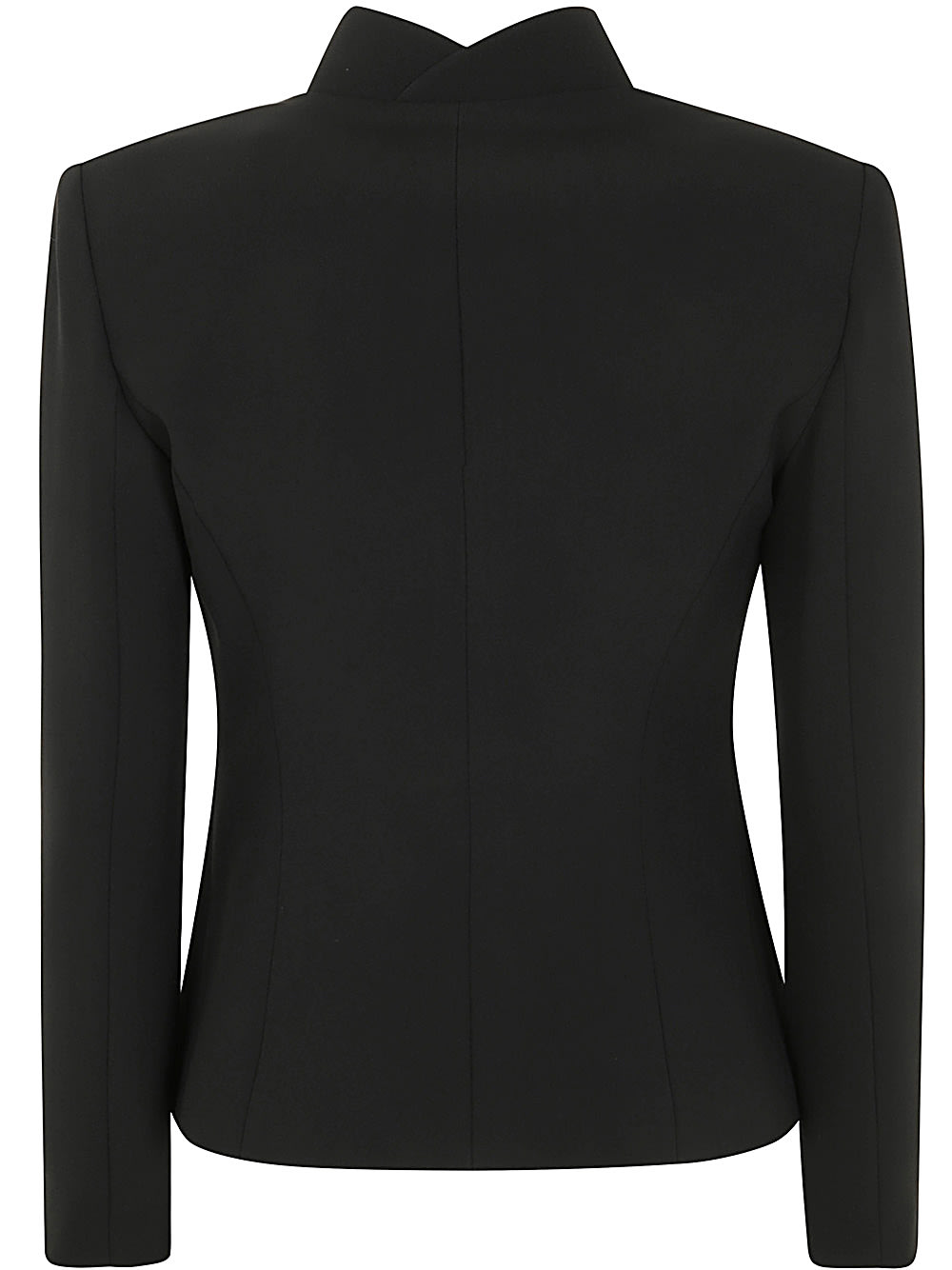 Shop Emporio Armani Blazer In Black