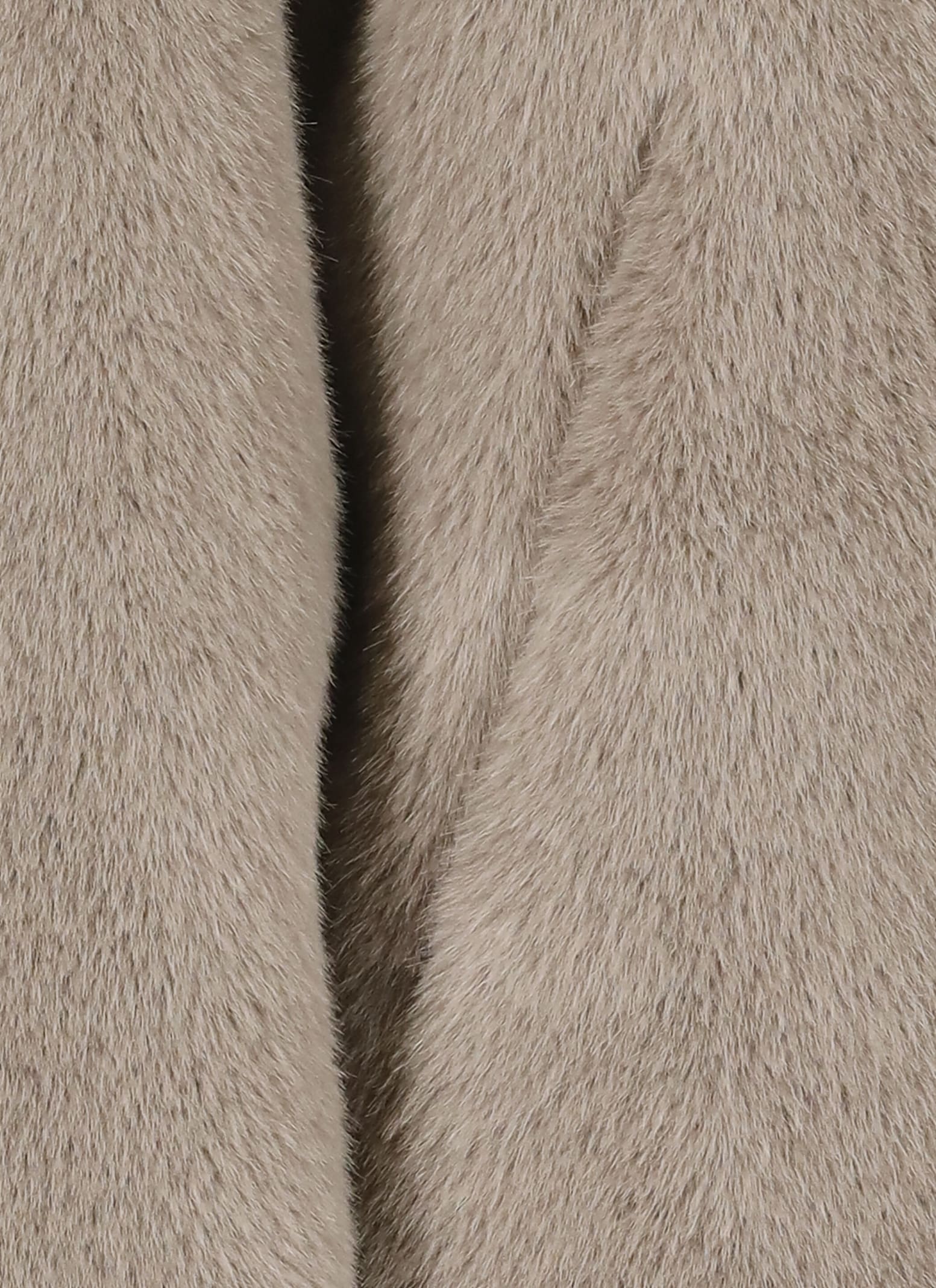 HERNO FAUX MINK FUR JACKET 