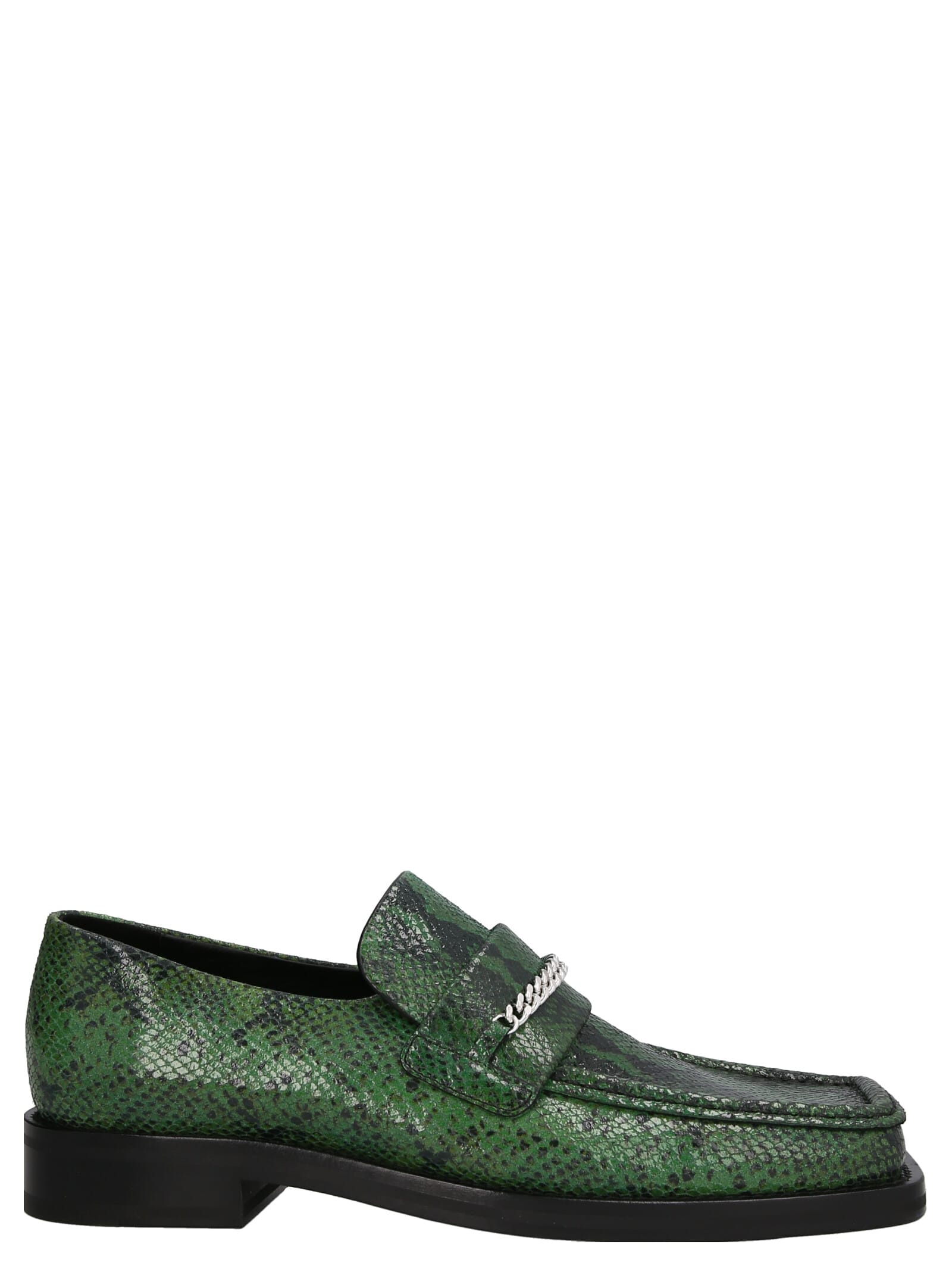 MARTINE ROSE SQUARE TOE LOAFERS