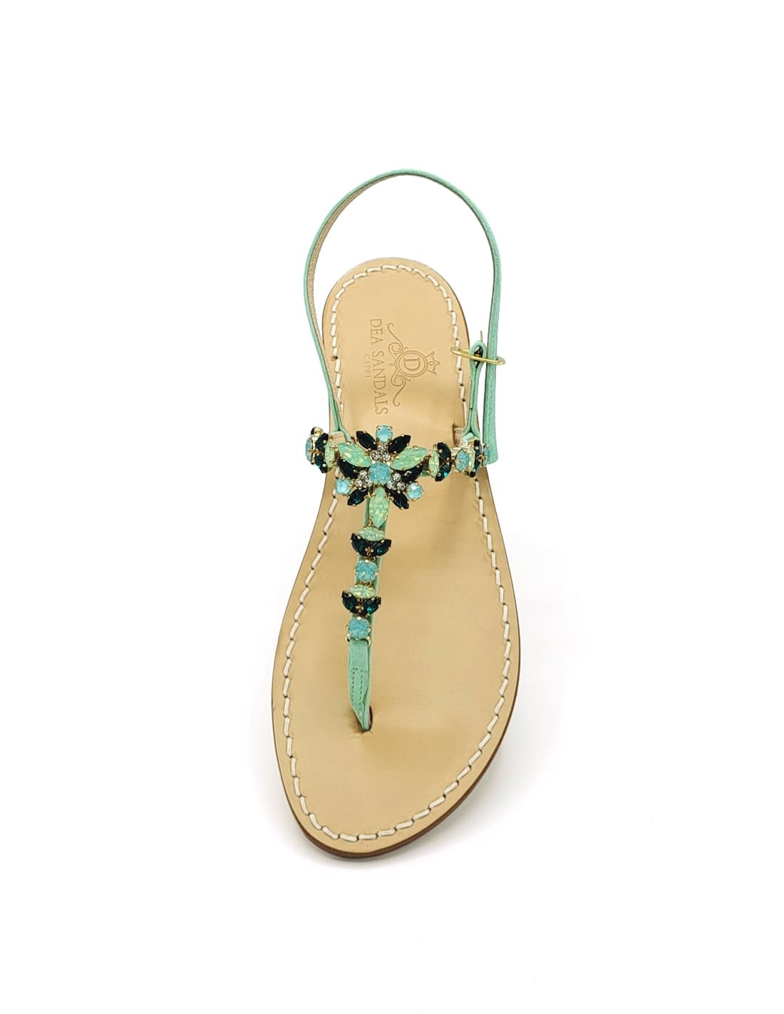 Viale Botteghe Green Sandals