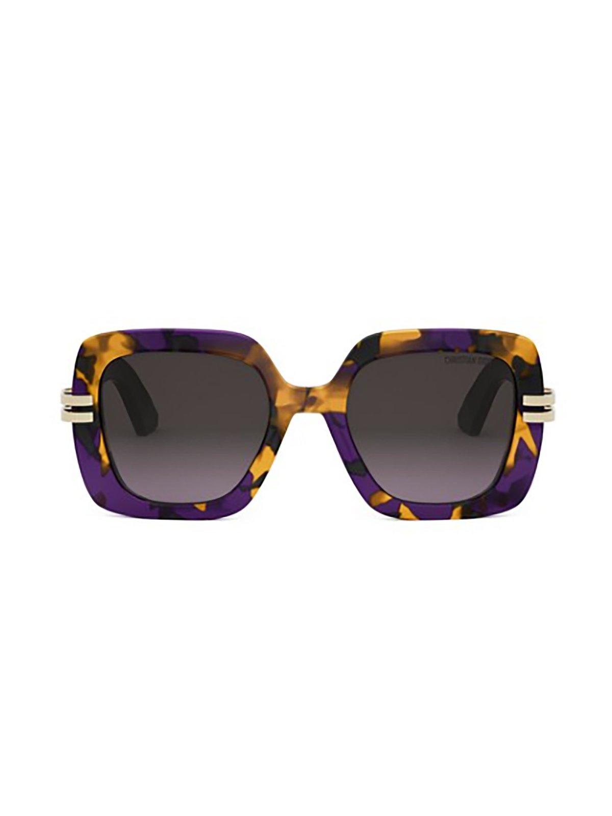 Shop Dior C S2i Square Frame Sunglasses In 24f2