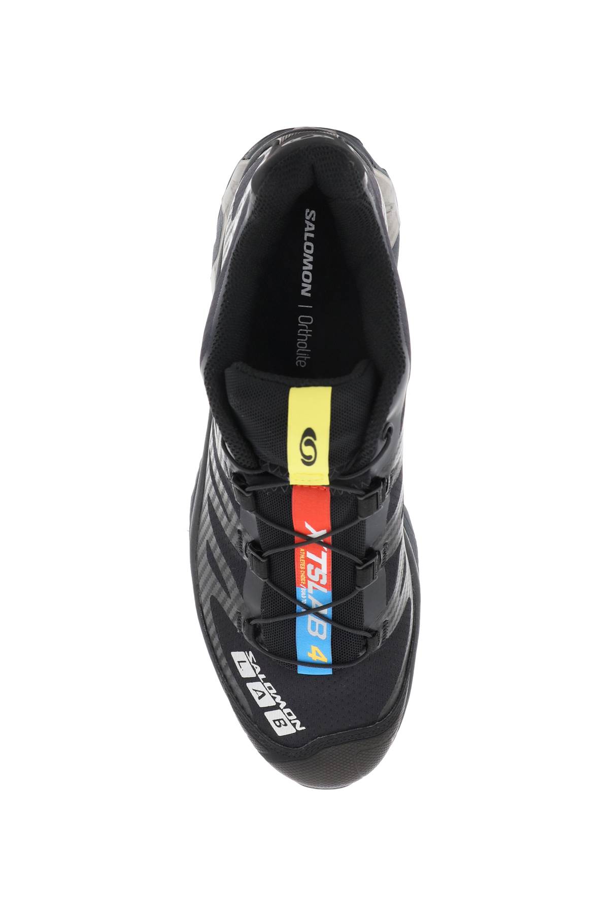 Shop Salomon Xt-4 Og Sneakers In Black Ebony Silver Metallic X (black)