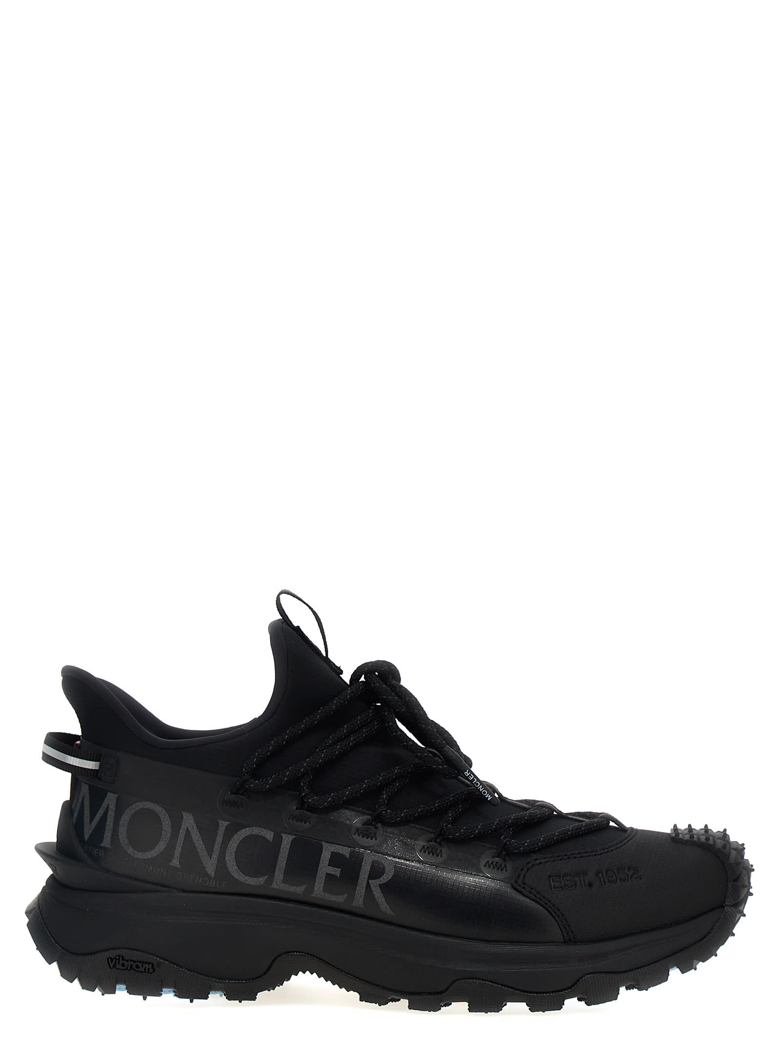 Shop Moncler Trailgrip Lite 2 Sneakers In Black