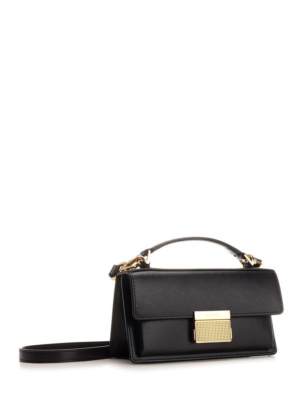 Shop Golden Goose Venezia Small Handbag In Black 90100