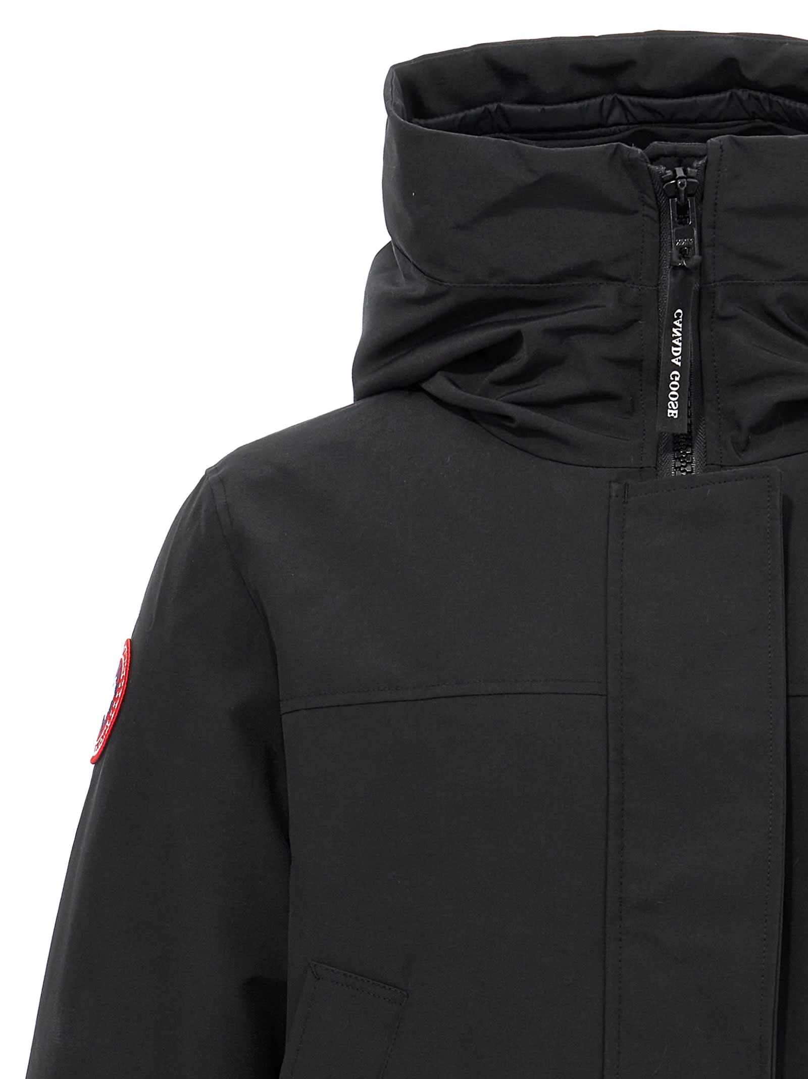 Shop Canada Goose Langford Parka In Black