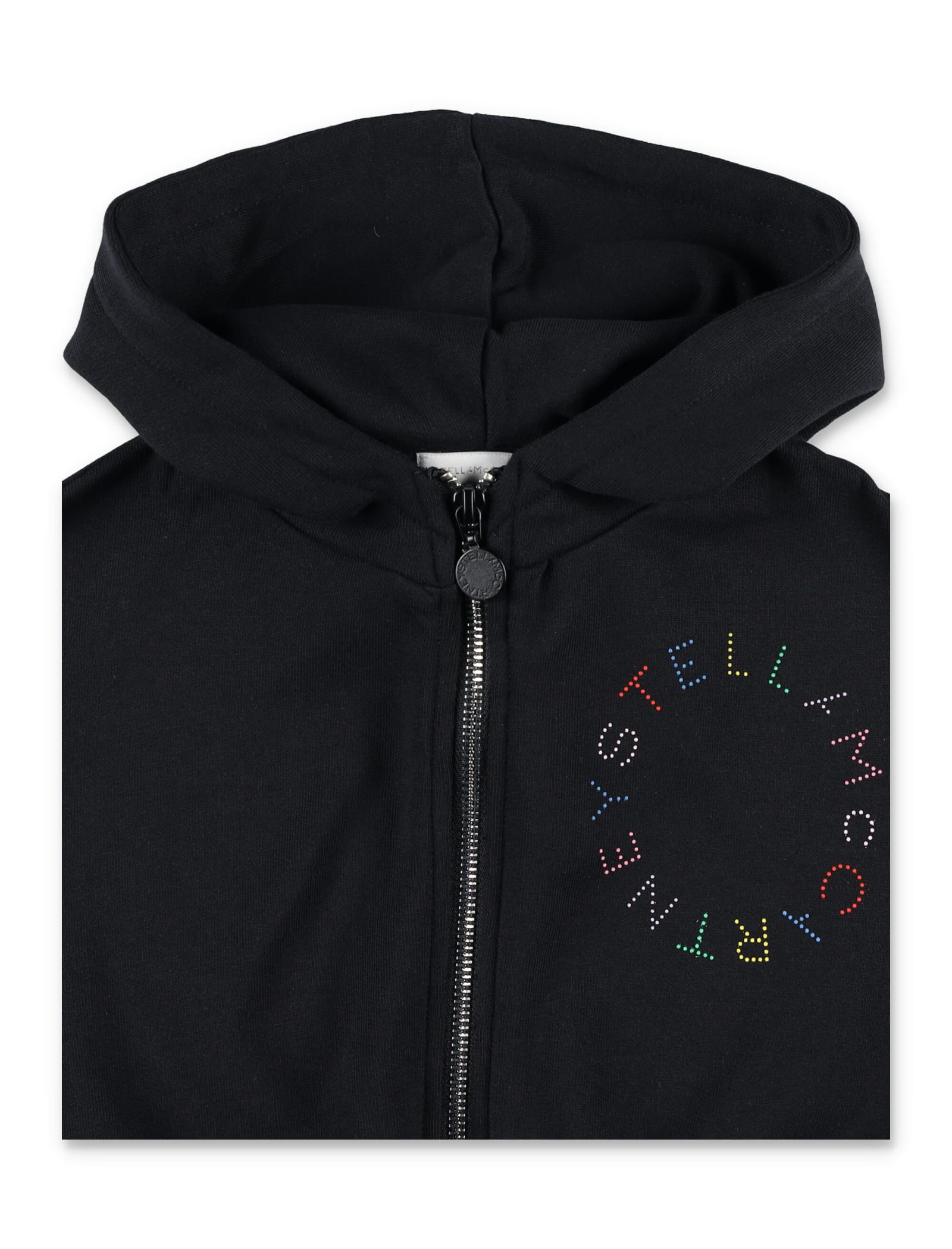 Shop Stella Mccartney Zip Fleece Hoodie