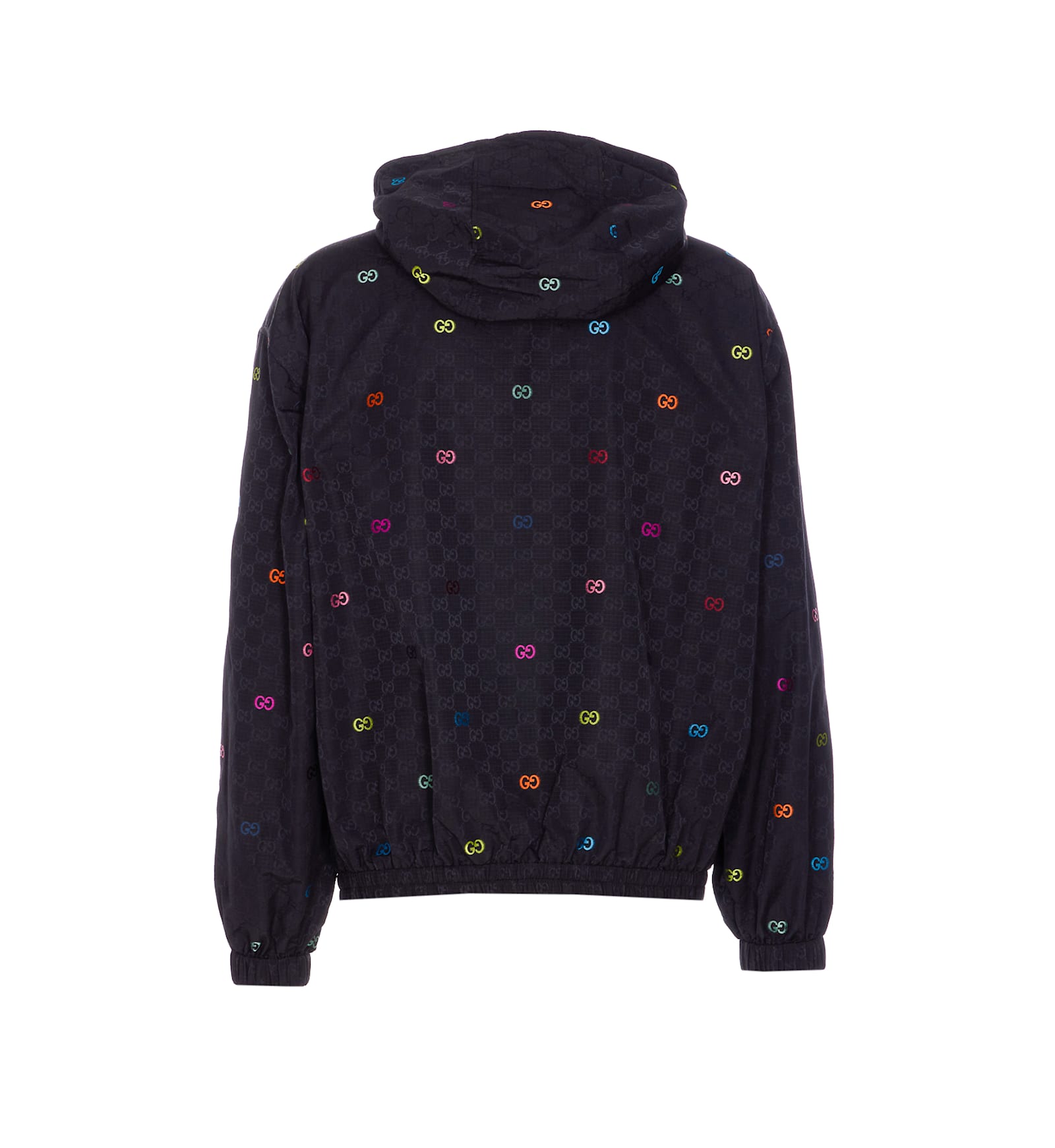 Gucci Men Gg Ripstop Jacket In Blue