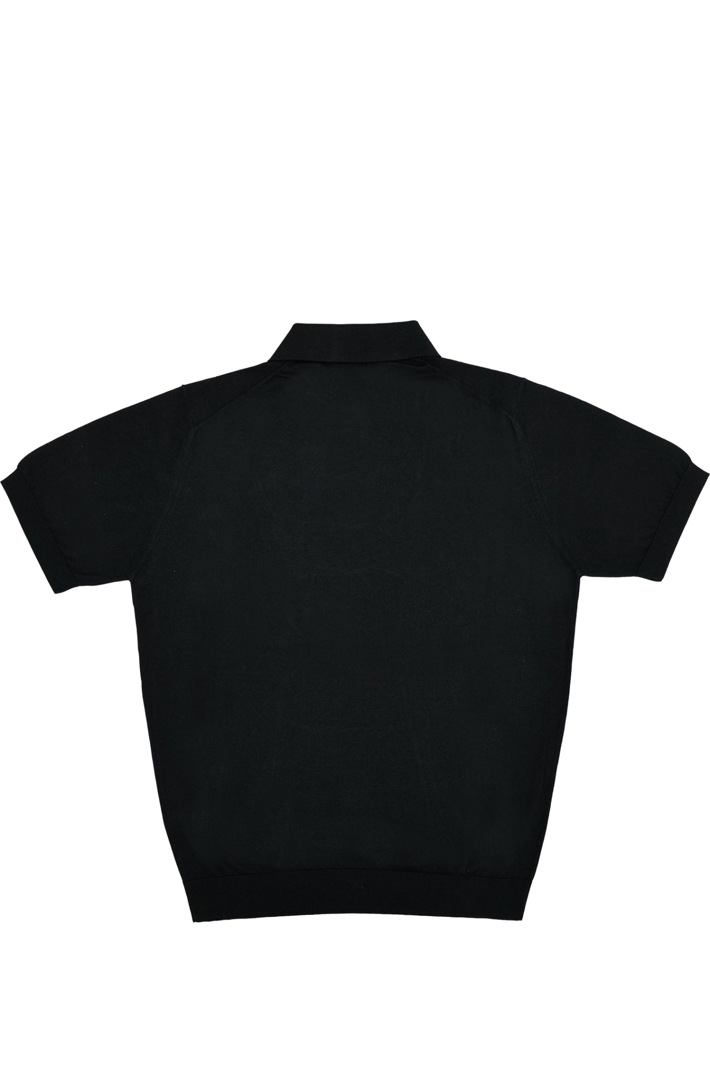 Shop Filippo De Laurentiis Polo Shirt In Black