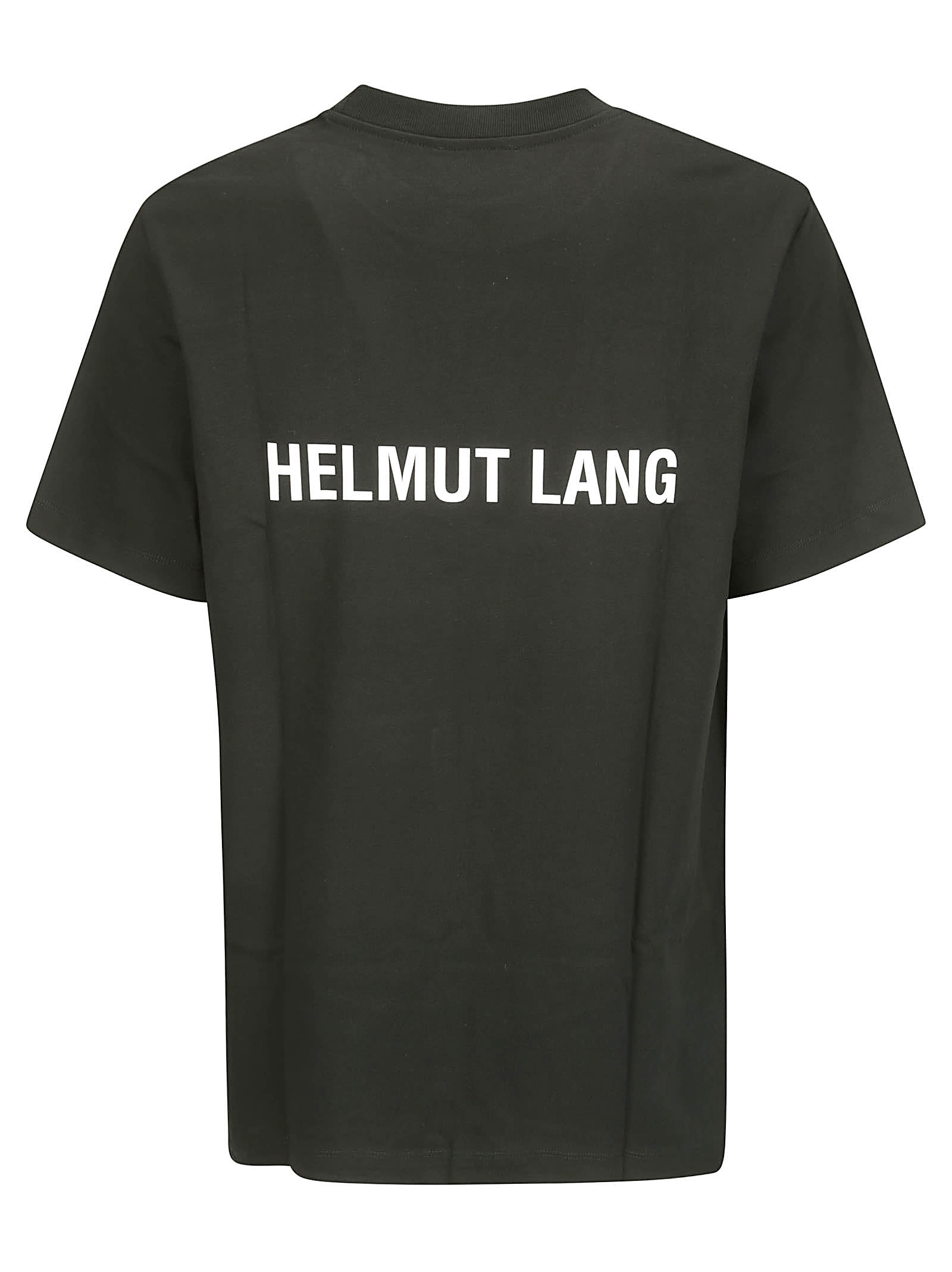 Shop Helmut Lang Logo Tee In Black