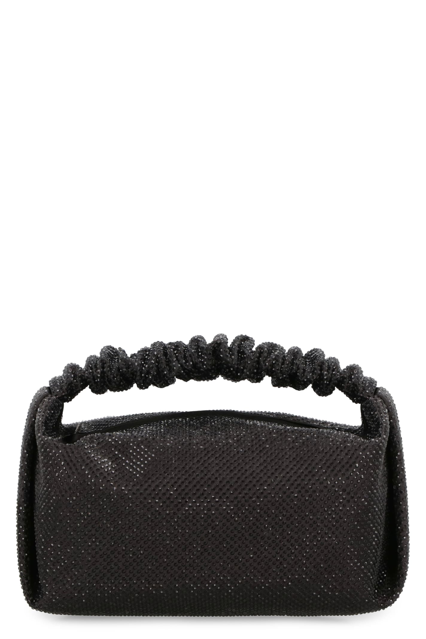 Alexander Wang Mini Scrunchie Handbag In Black