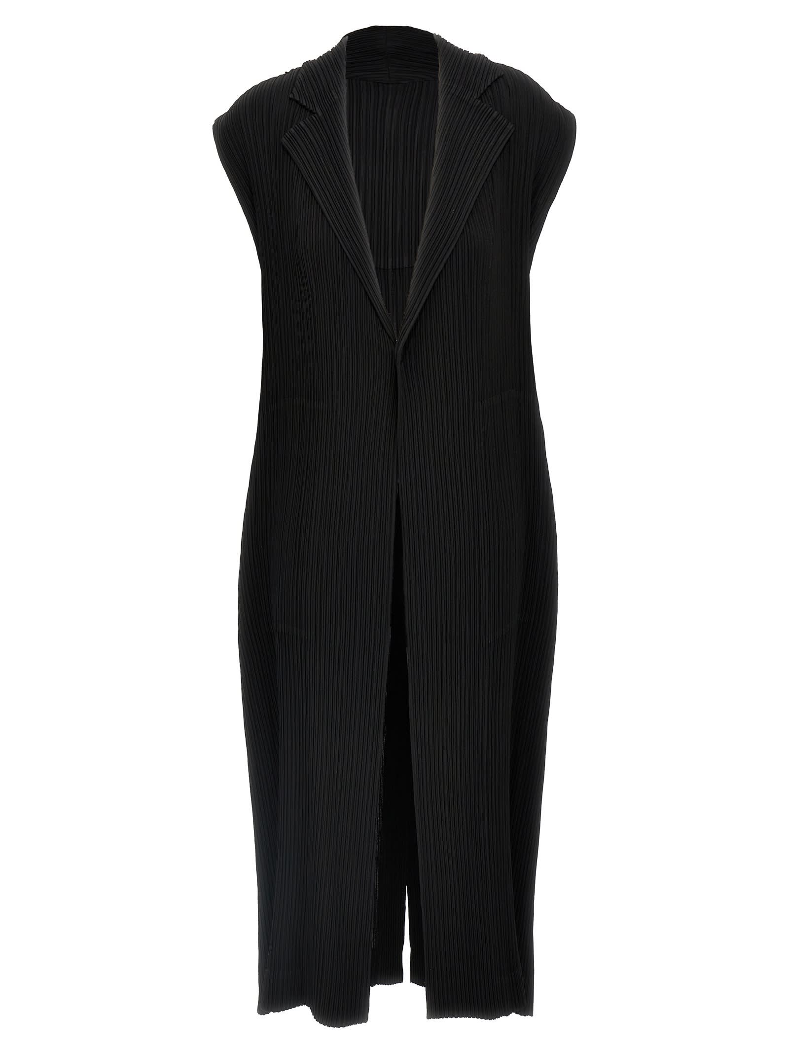 Issey Miyake Hatching Pleats Vest
