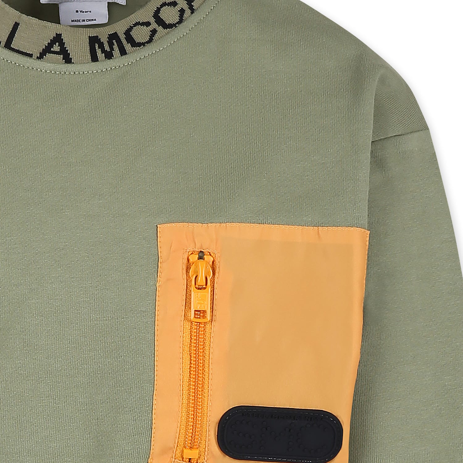 STELLA MCCARTNEY GREEN SWEATSHIRT FOR BOY 