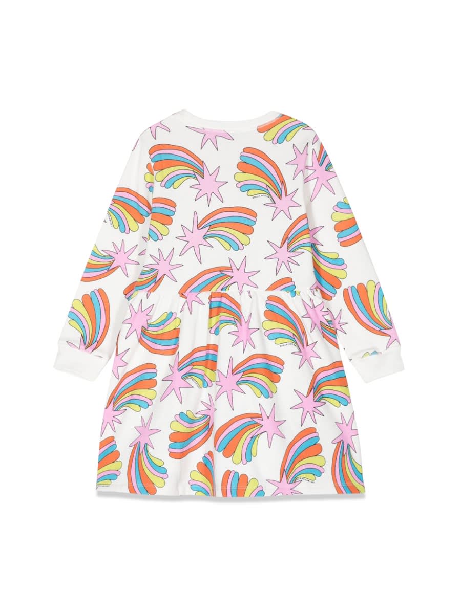 Stella Mccartney Shooting Stars-print Dress In Multicolour