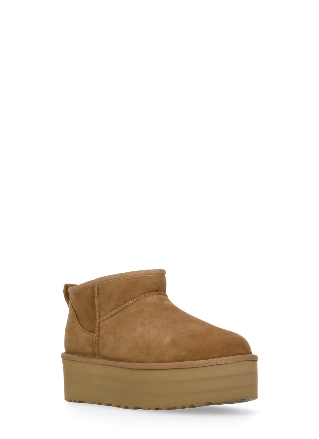 Ugg Classic Ultra Mini Platform Ankle Boots In Brown