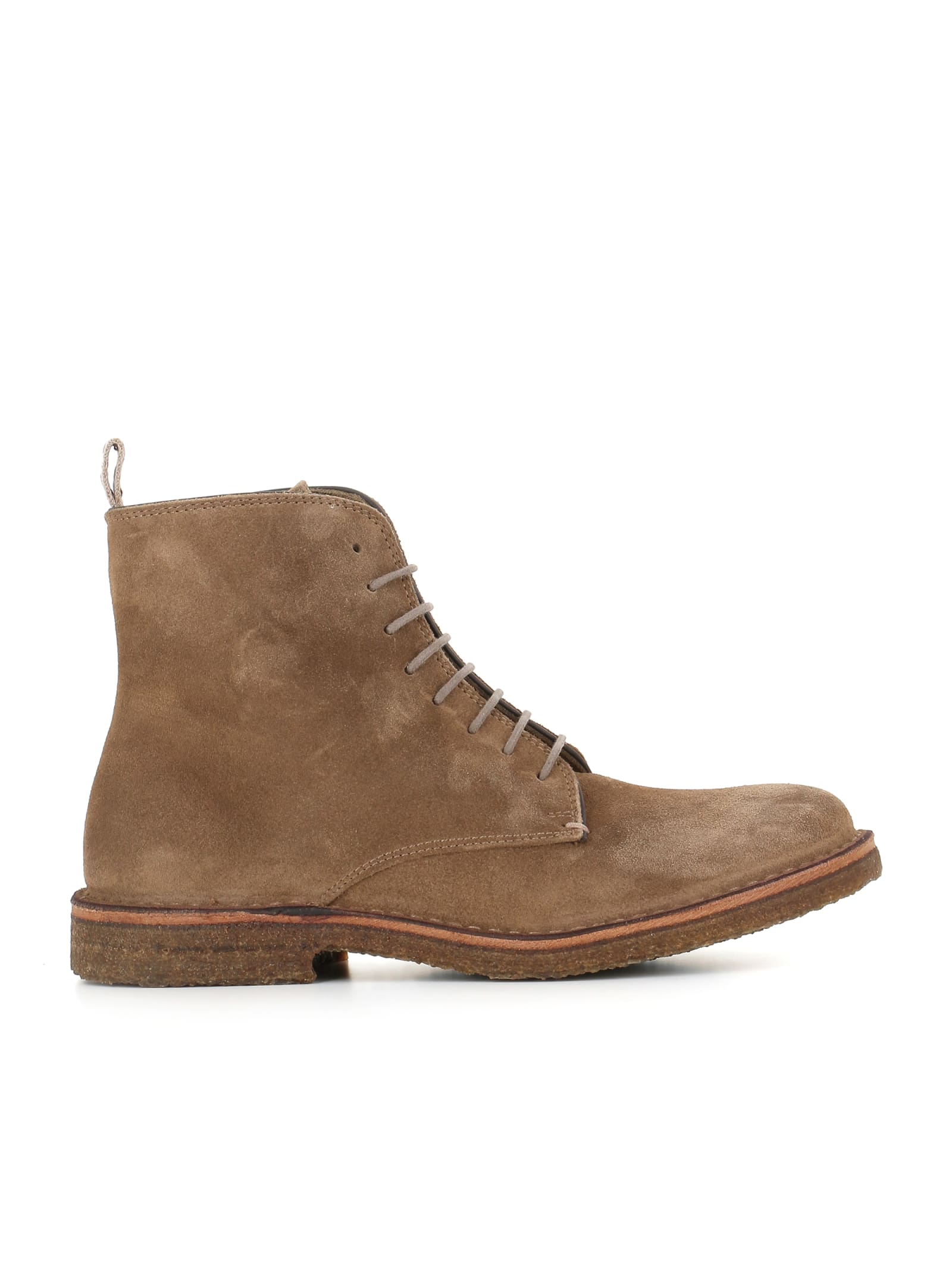 Shop Astorflex Lace-up Boot Bootflex In Sand