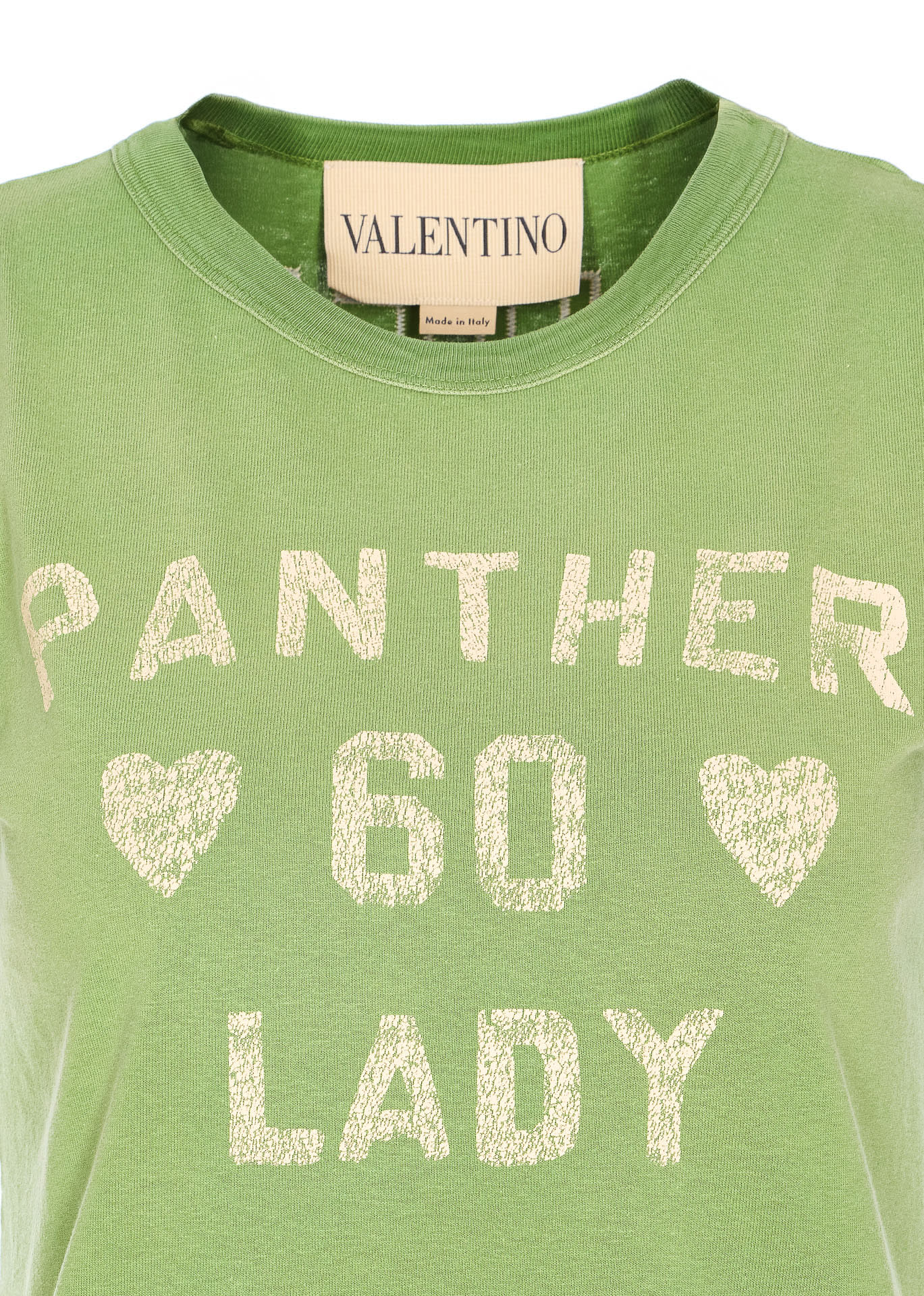 Valentino Playful Printed Cotton T-shirt With Bold Lettering
