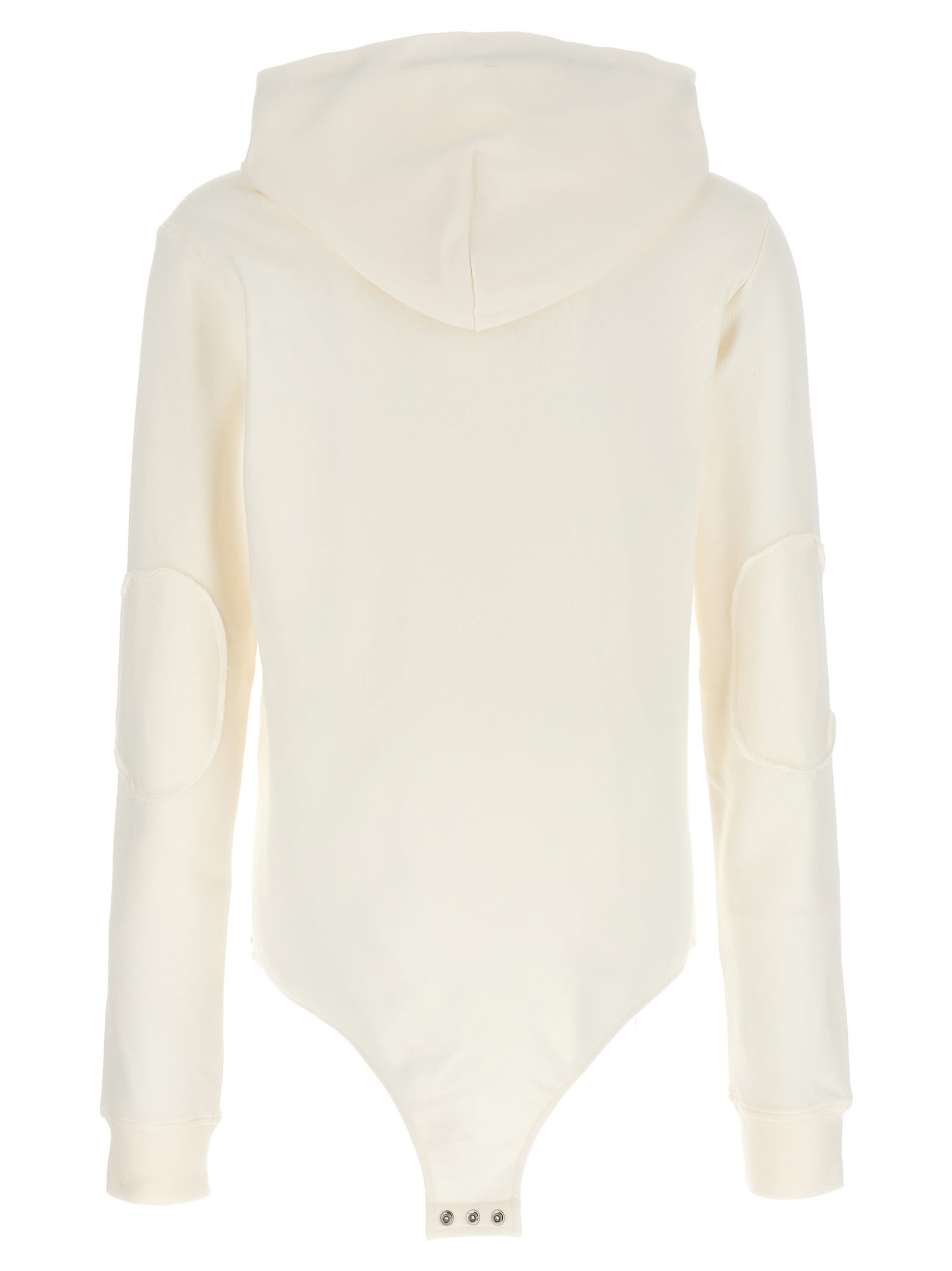 Shop Rick Owens Champion X  Hooded Bodysuit In White