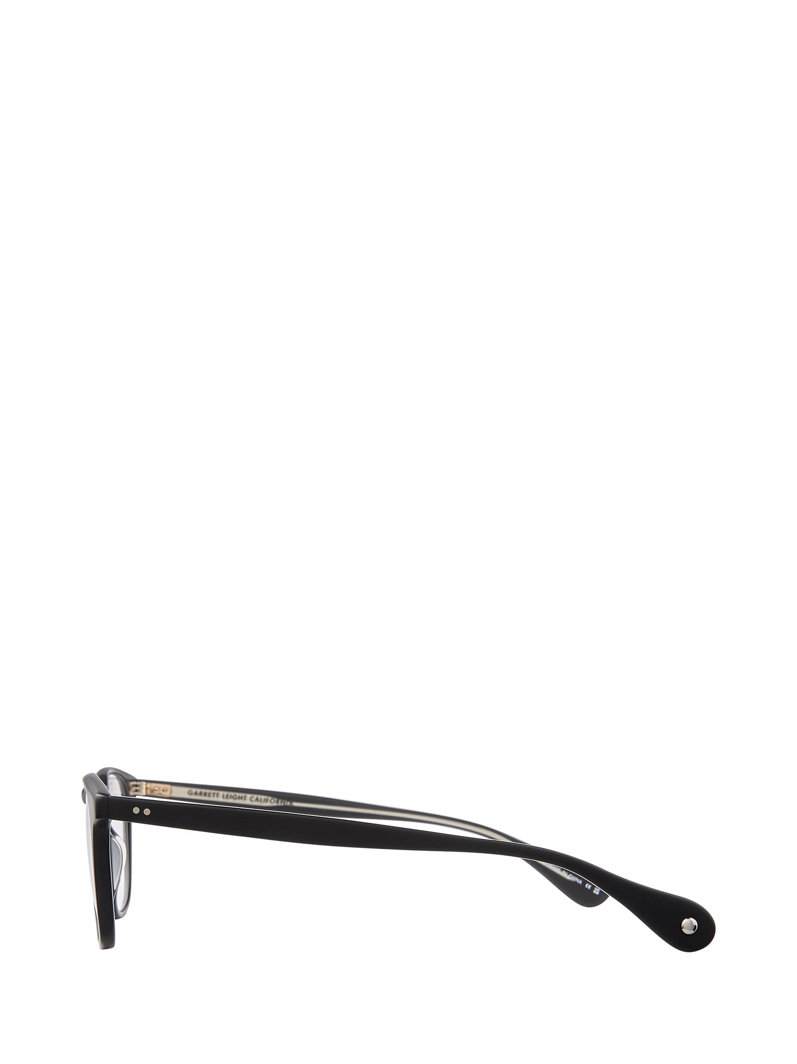 Shop Garrett Leight Wilshire Matte Black Glasses
