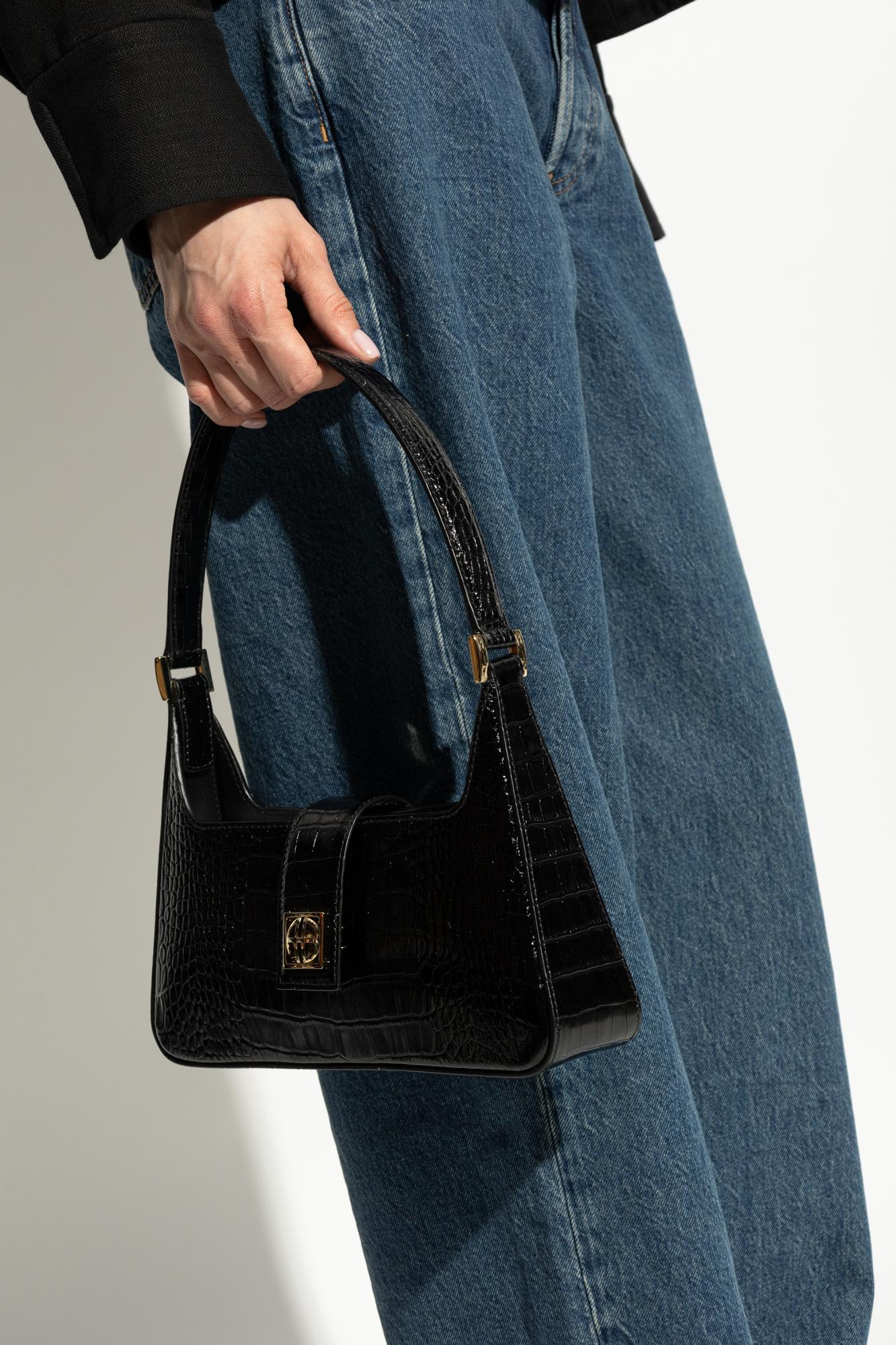 Shop Anine Bing Handbag In Black