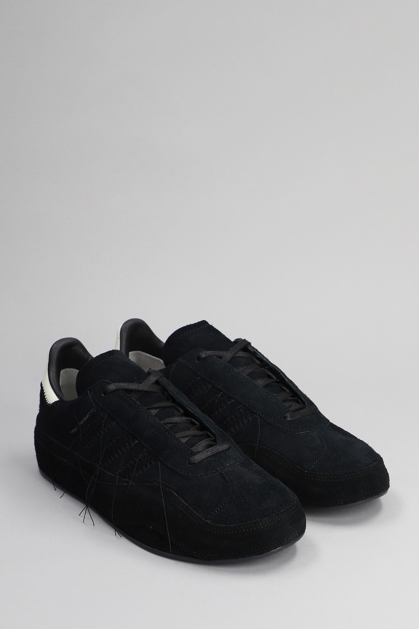 Shop Y-3 Gazelle Sneakers In Black Suede