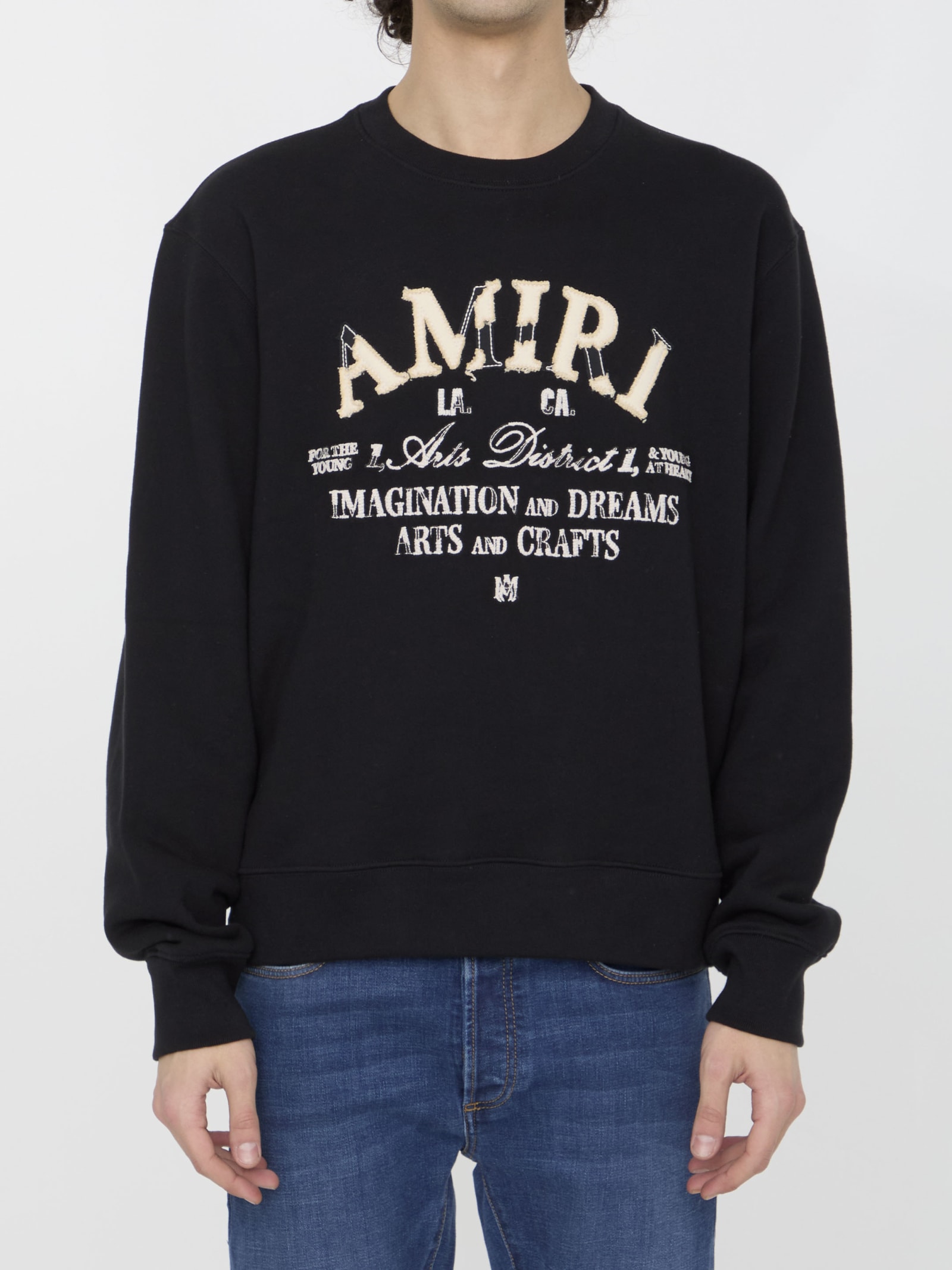AMIRI Distressed Arts District Sweatshirt
