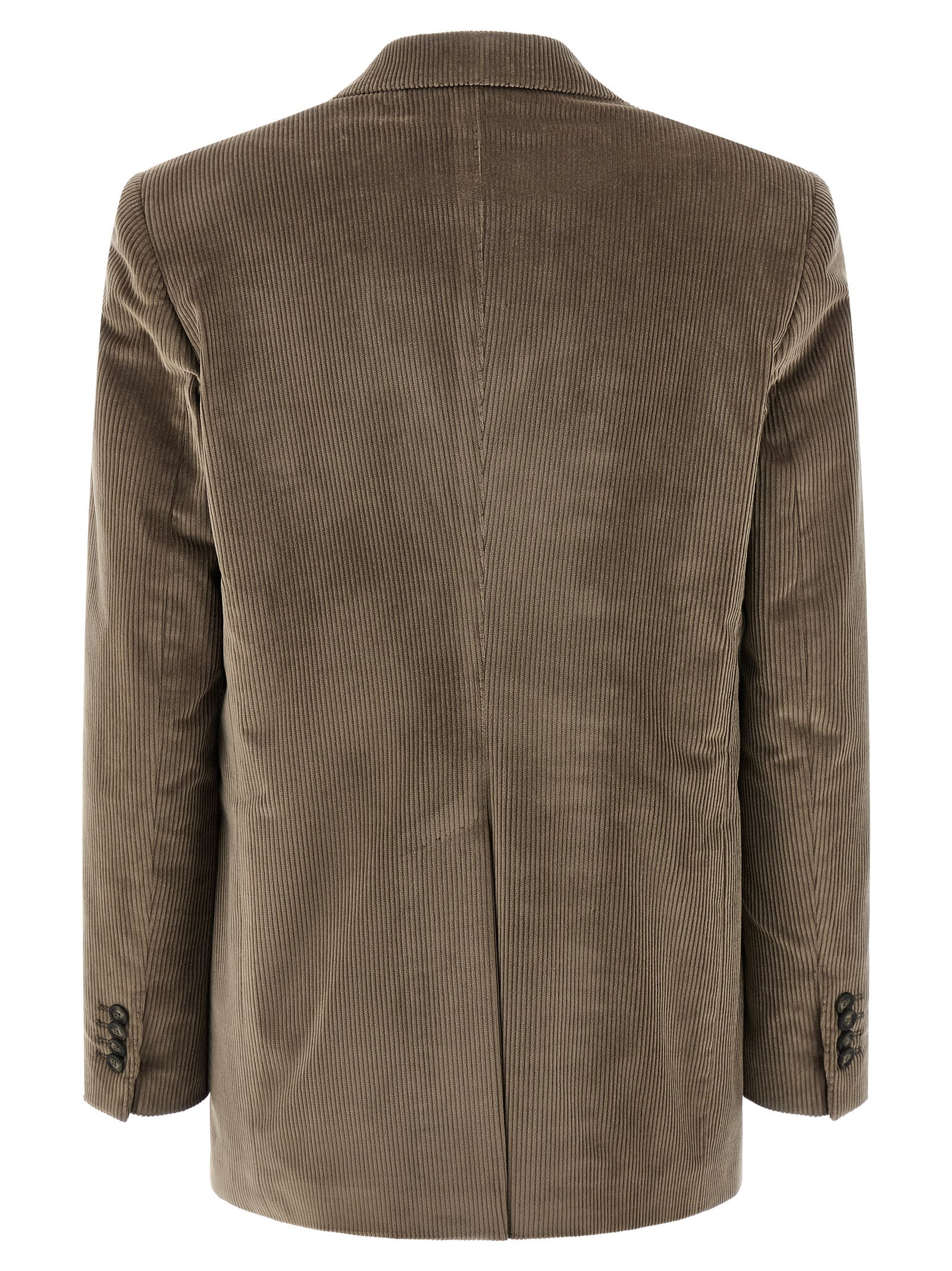 Tagliatore Long-sleeved Suit In Brown